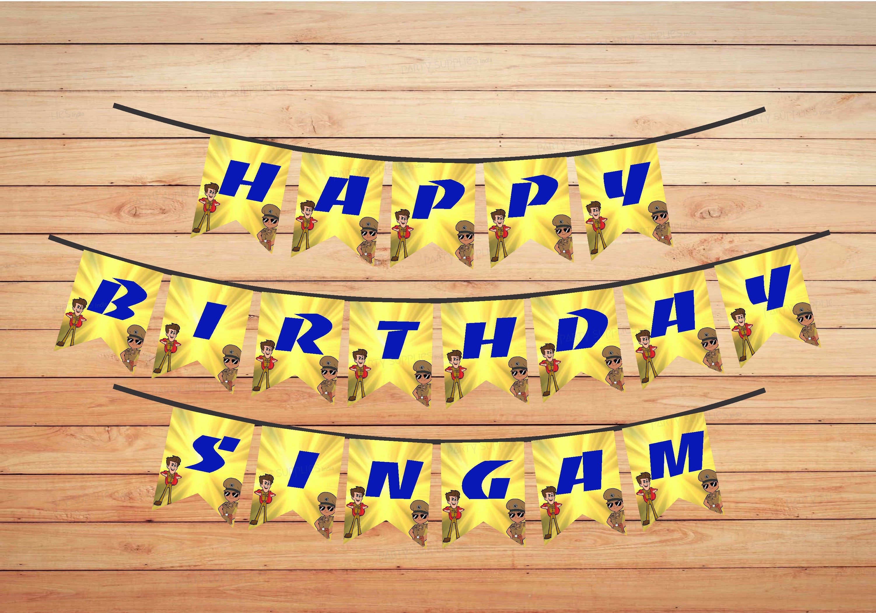 Little Singham Theme Personalized Hanging