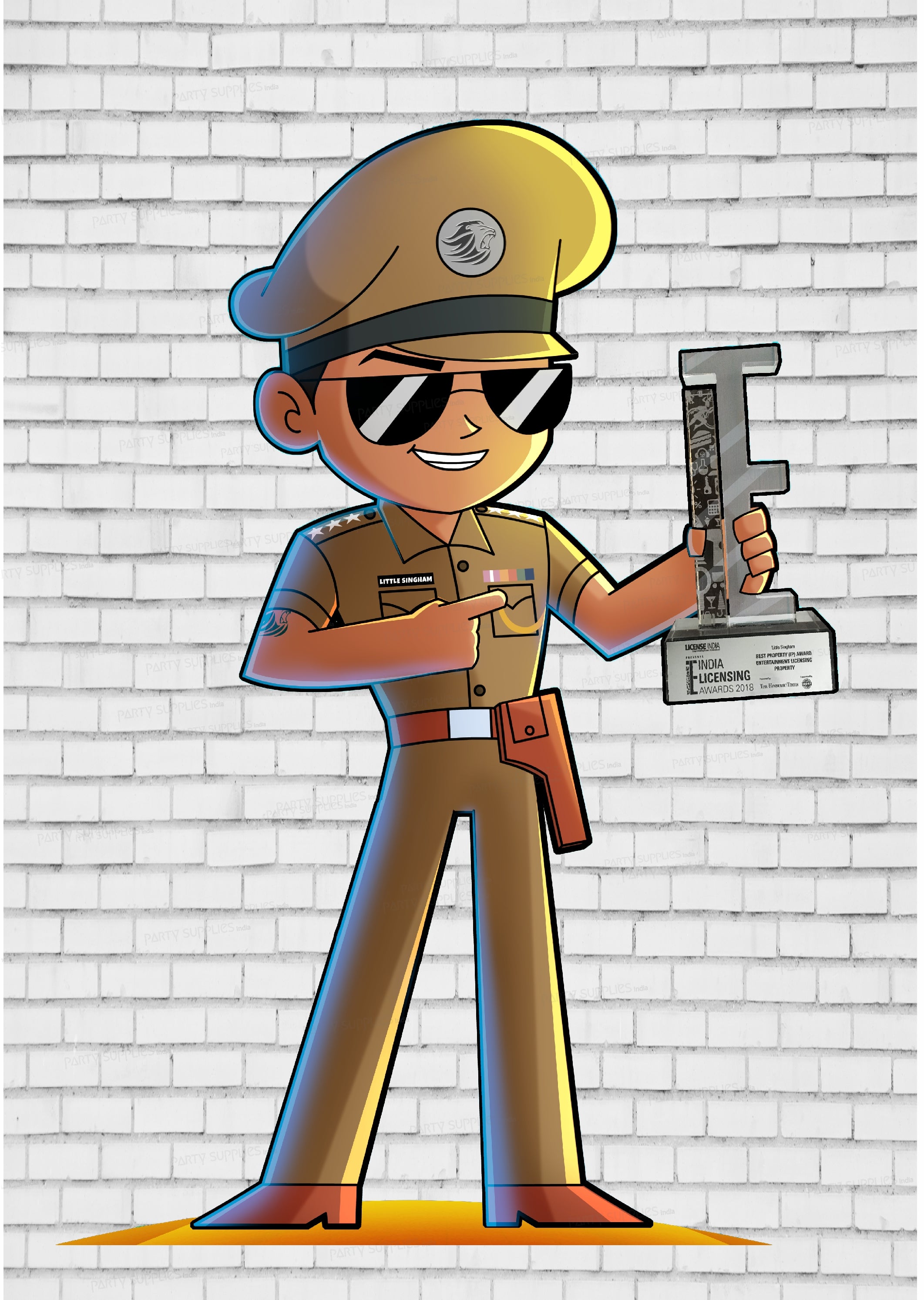 Little Singham Theme Cutout LSG-01