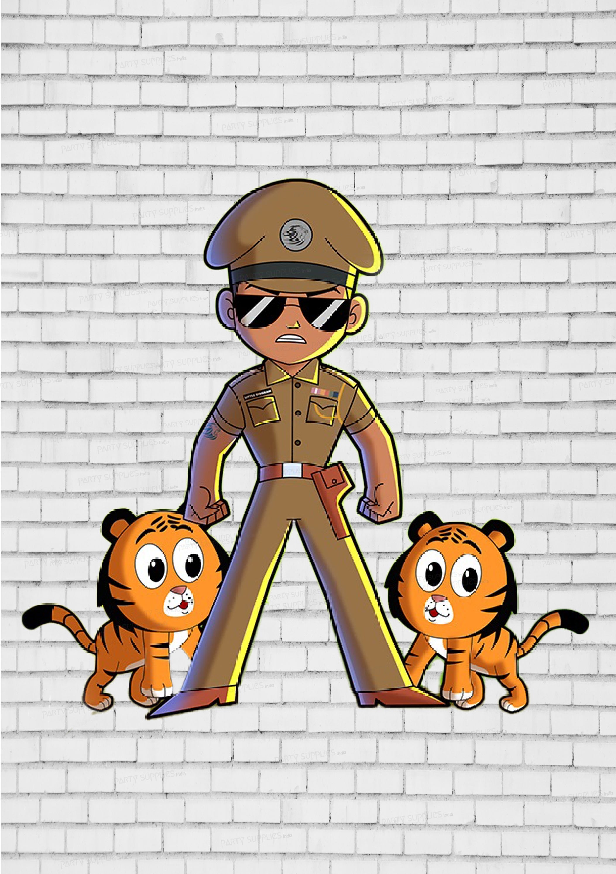 Little Singham Theme Cutout LSG-06