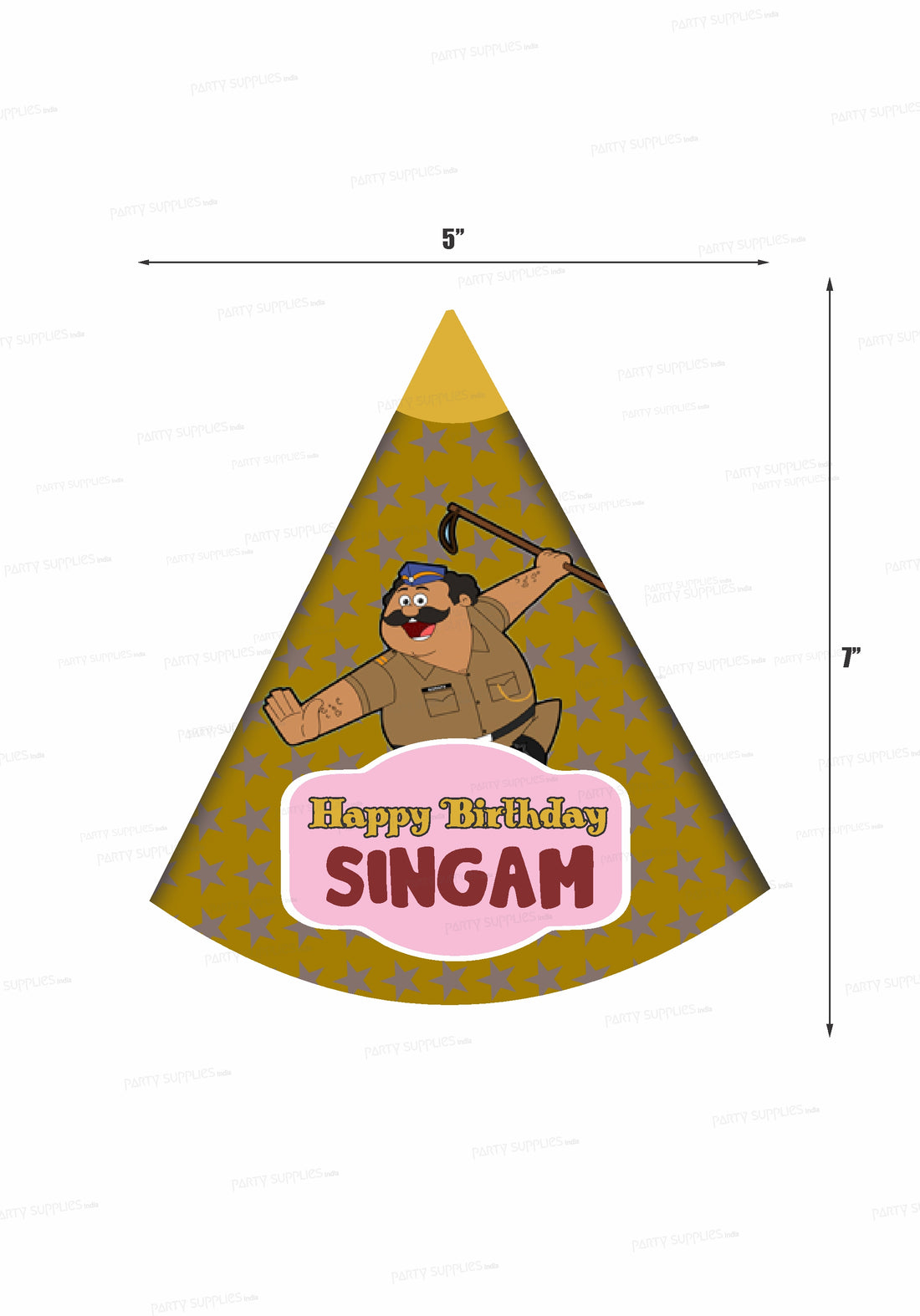 PSI Little Singham  Personalized Theme Hat