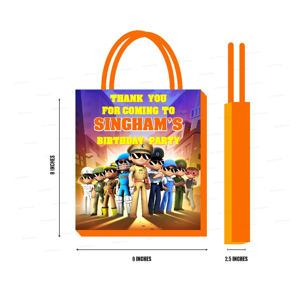 Little Singham Theme Return Gift Bag