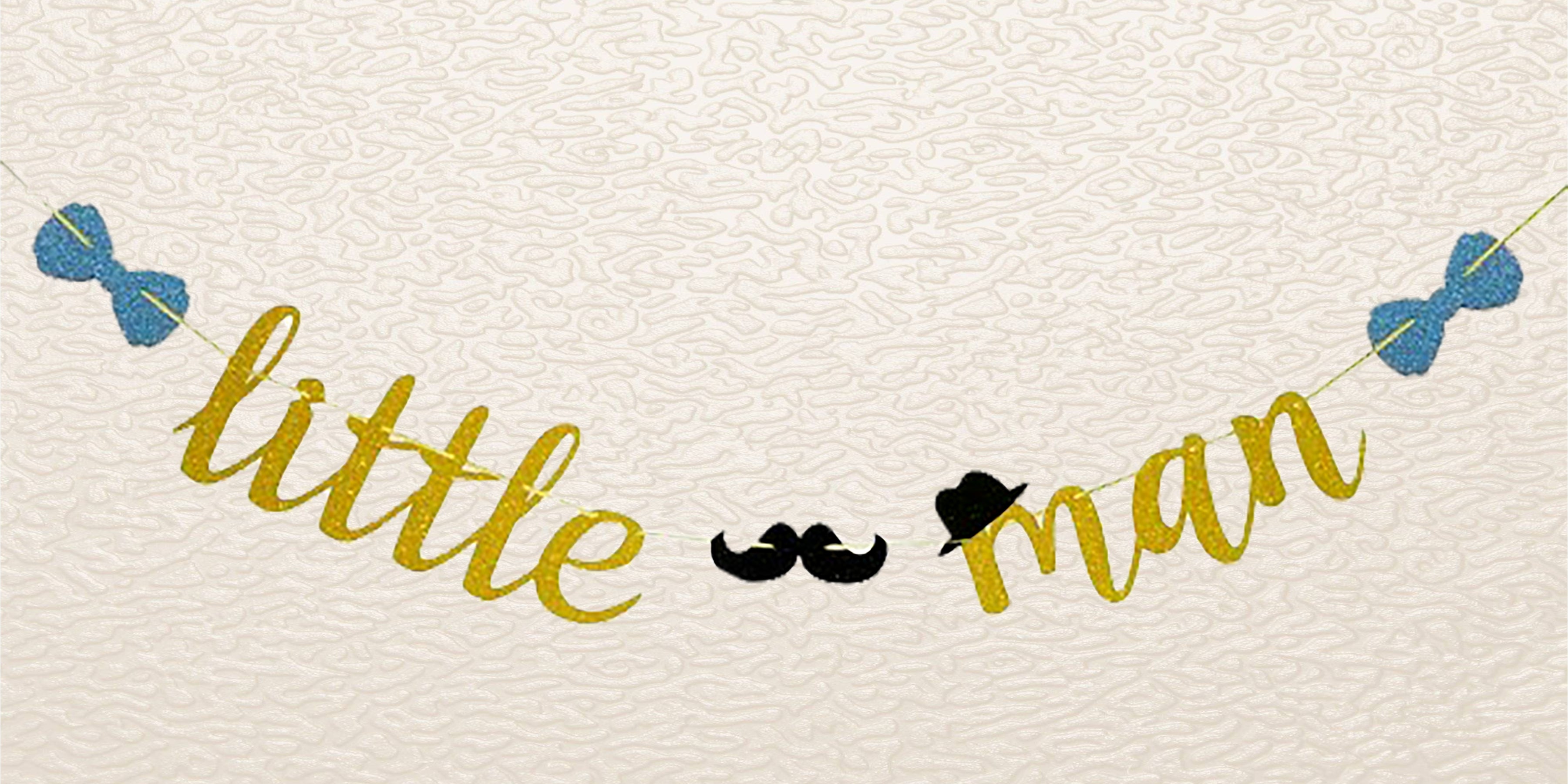 Little Man Theme Personalized Hanging