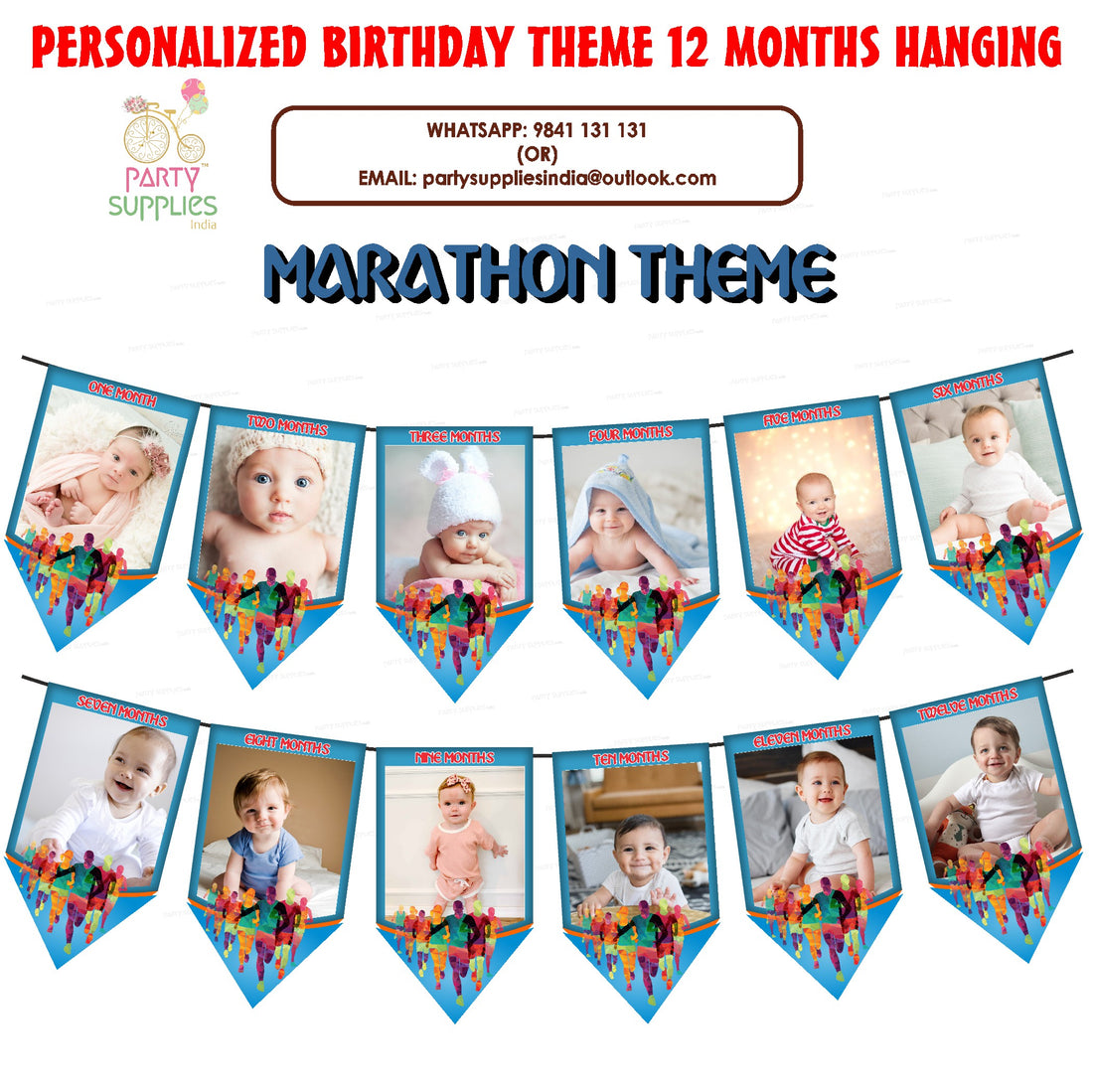PSI Marathon Theme 12 Months Photo Banner