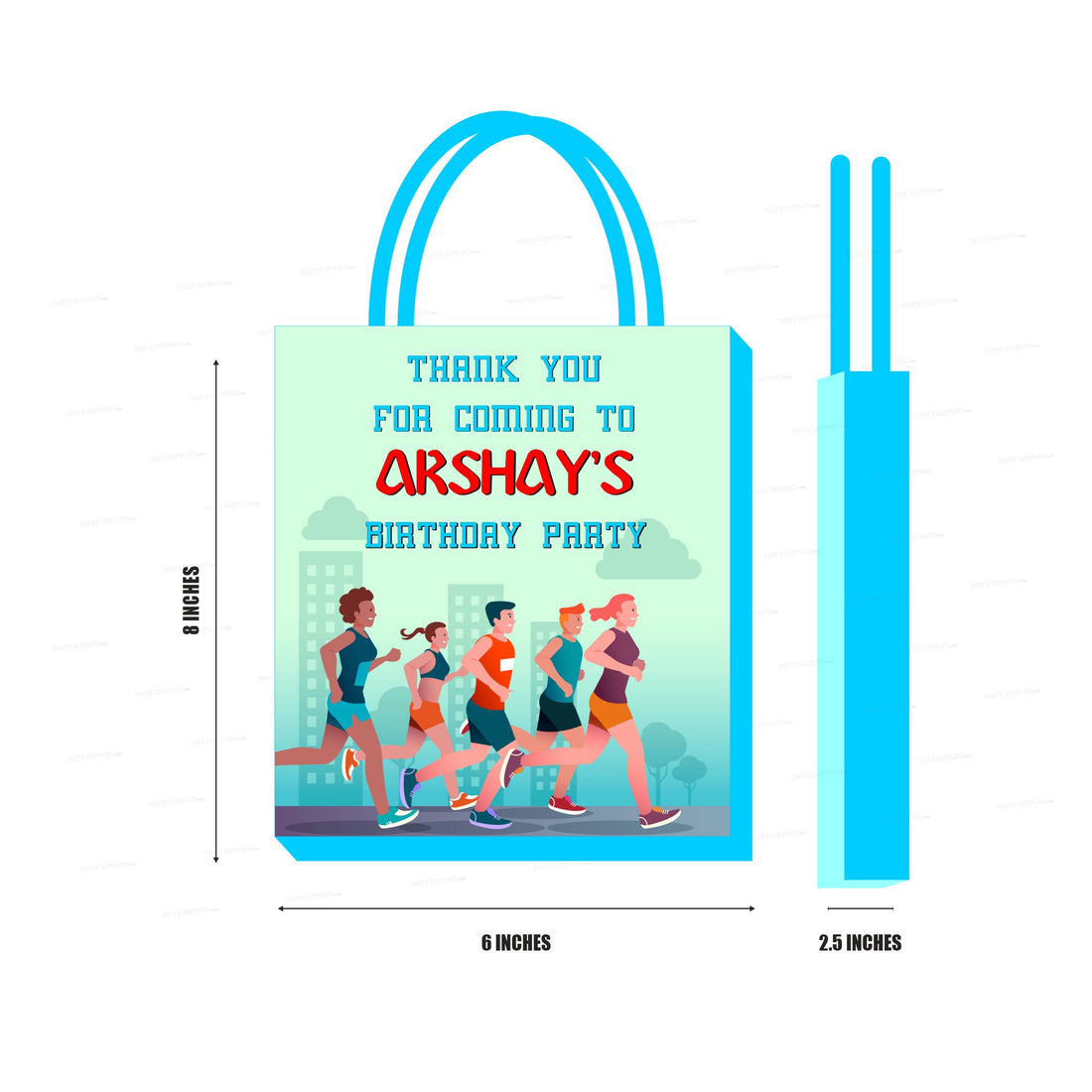 Marathon Theme Return Gift Bag