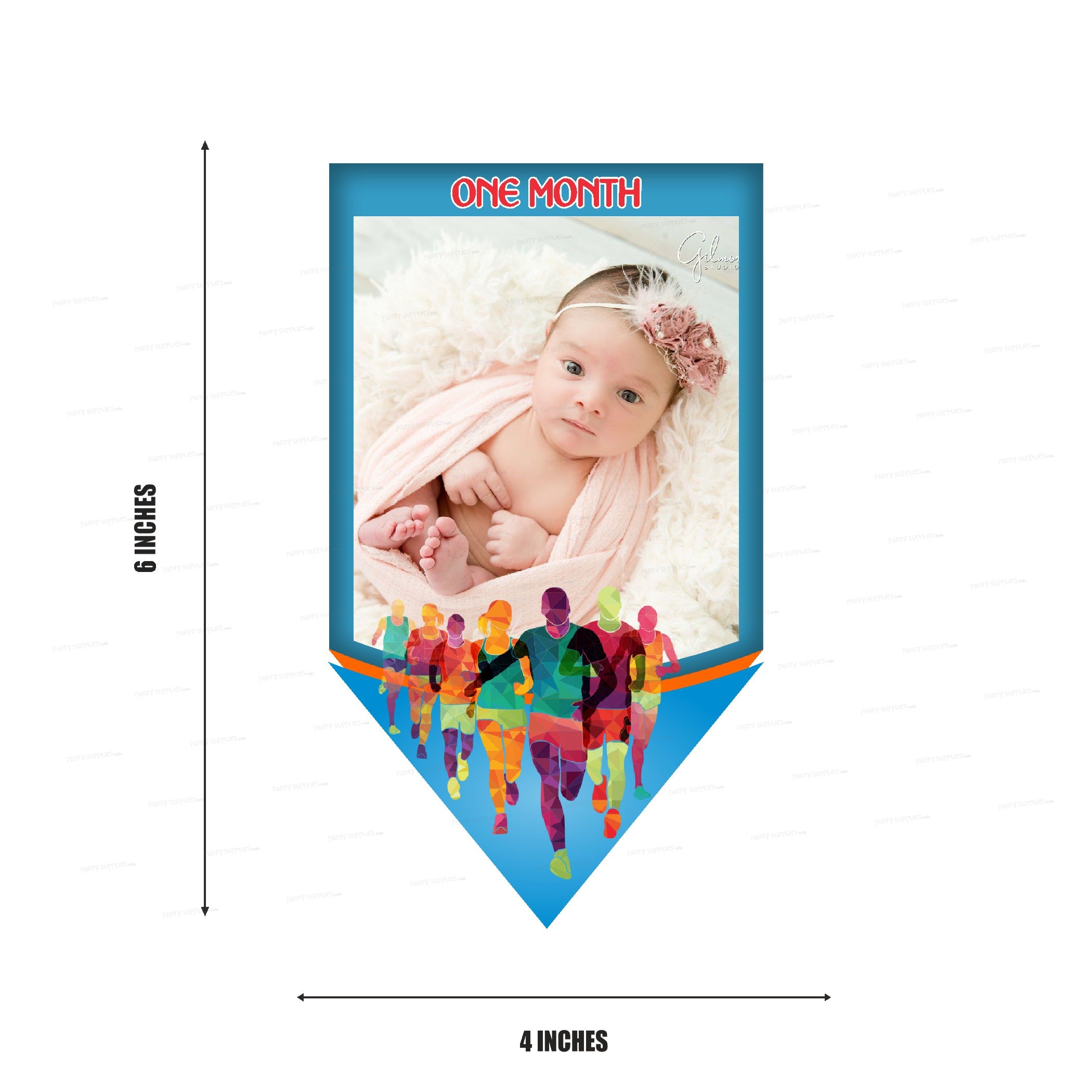 Marathon Theme 12 Months Photo Banner