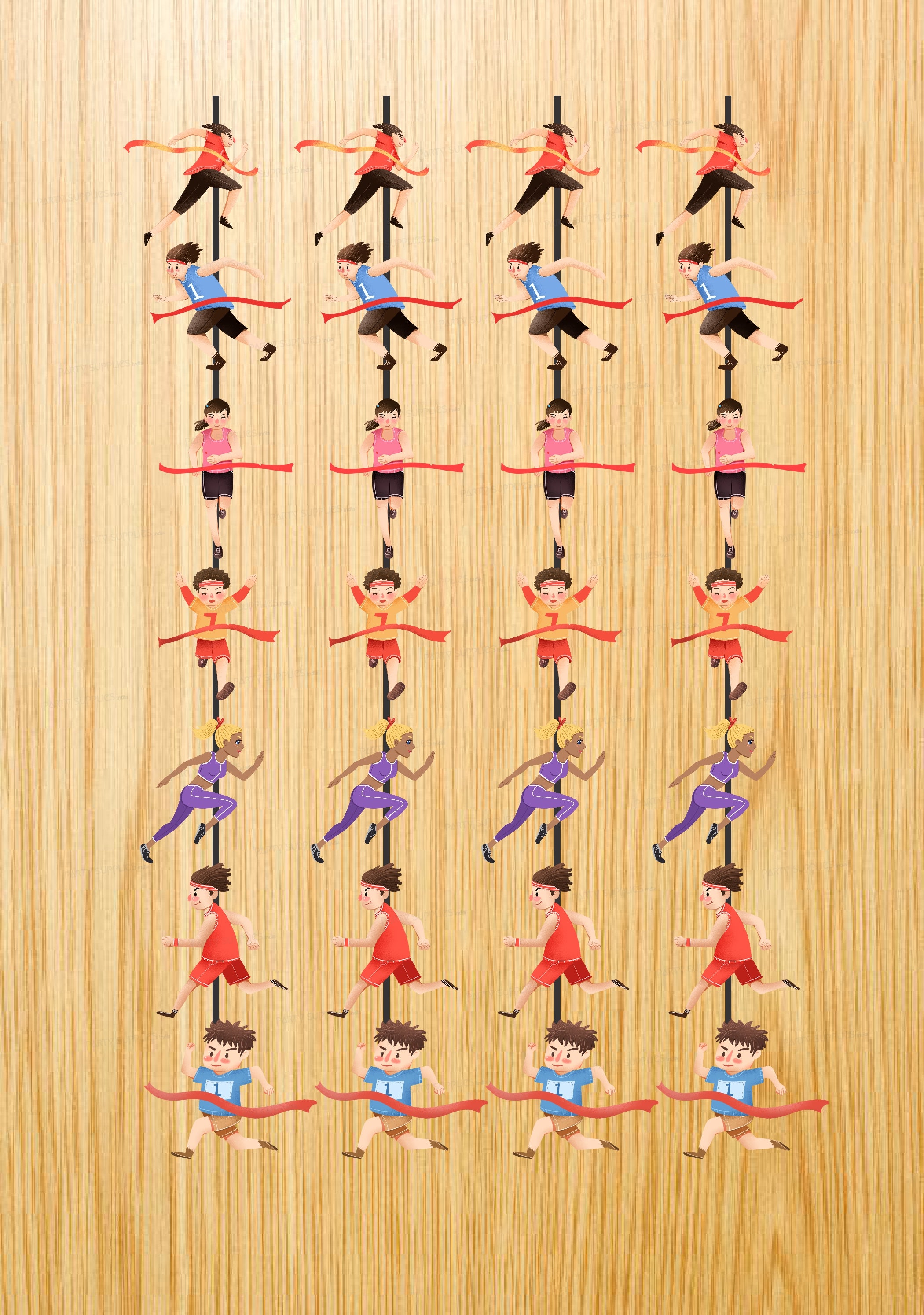 Marathon Theme Dangler