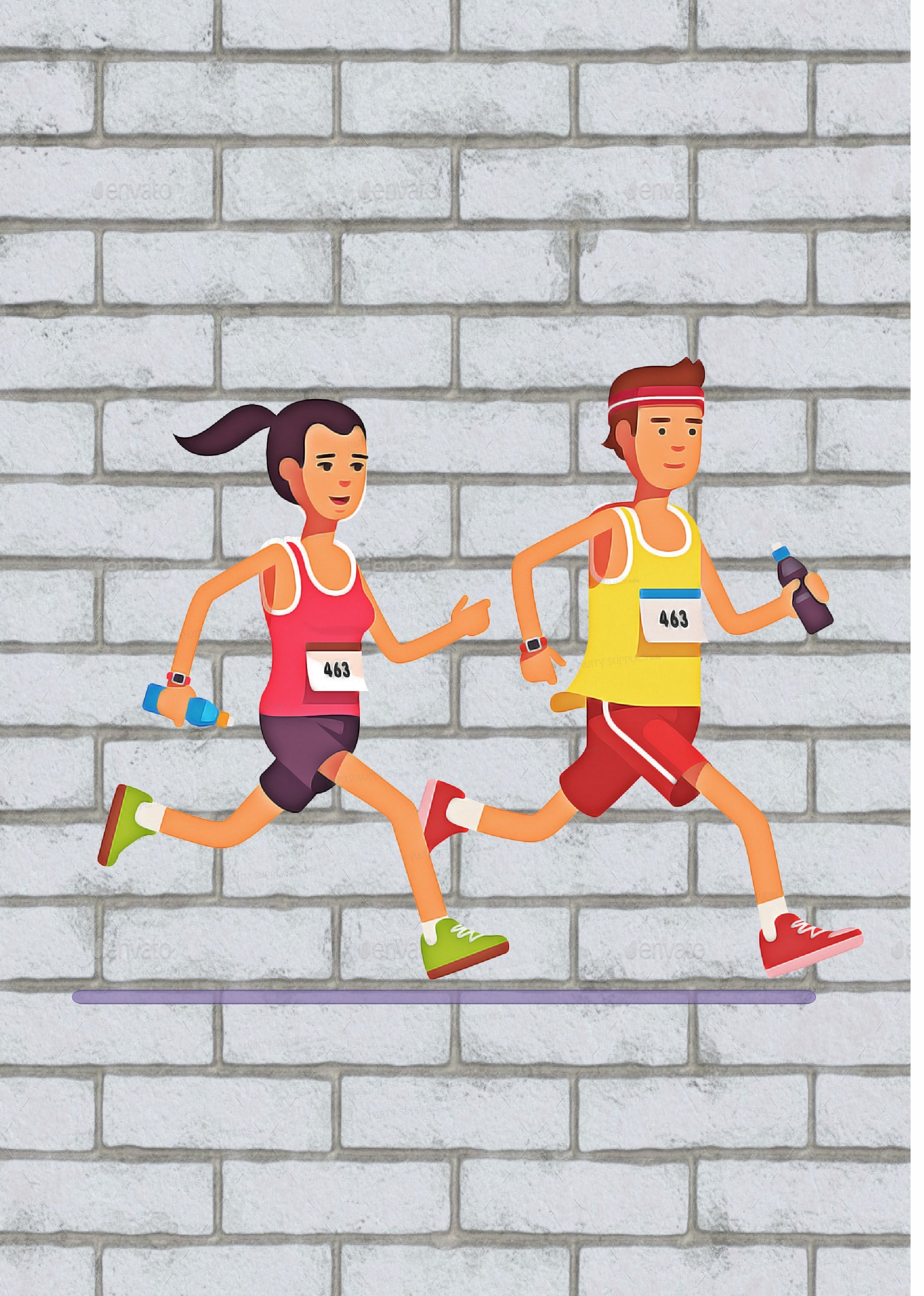 Marathon Theme Cutout MRT-08