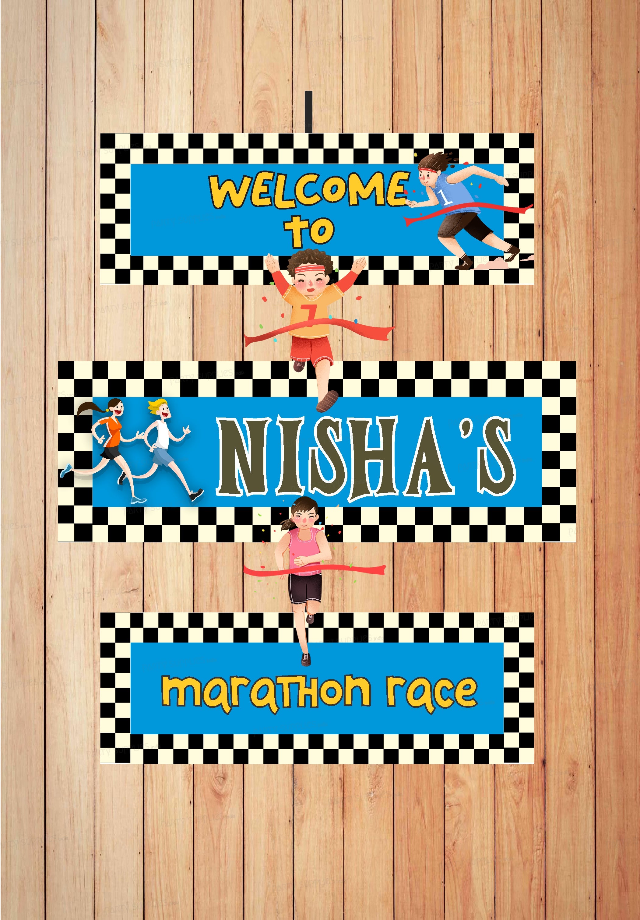 Marathon Theme Door Poster