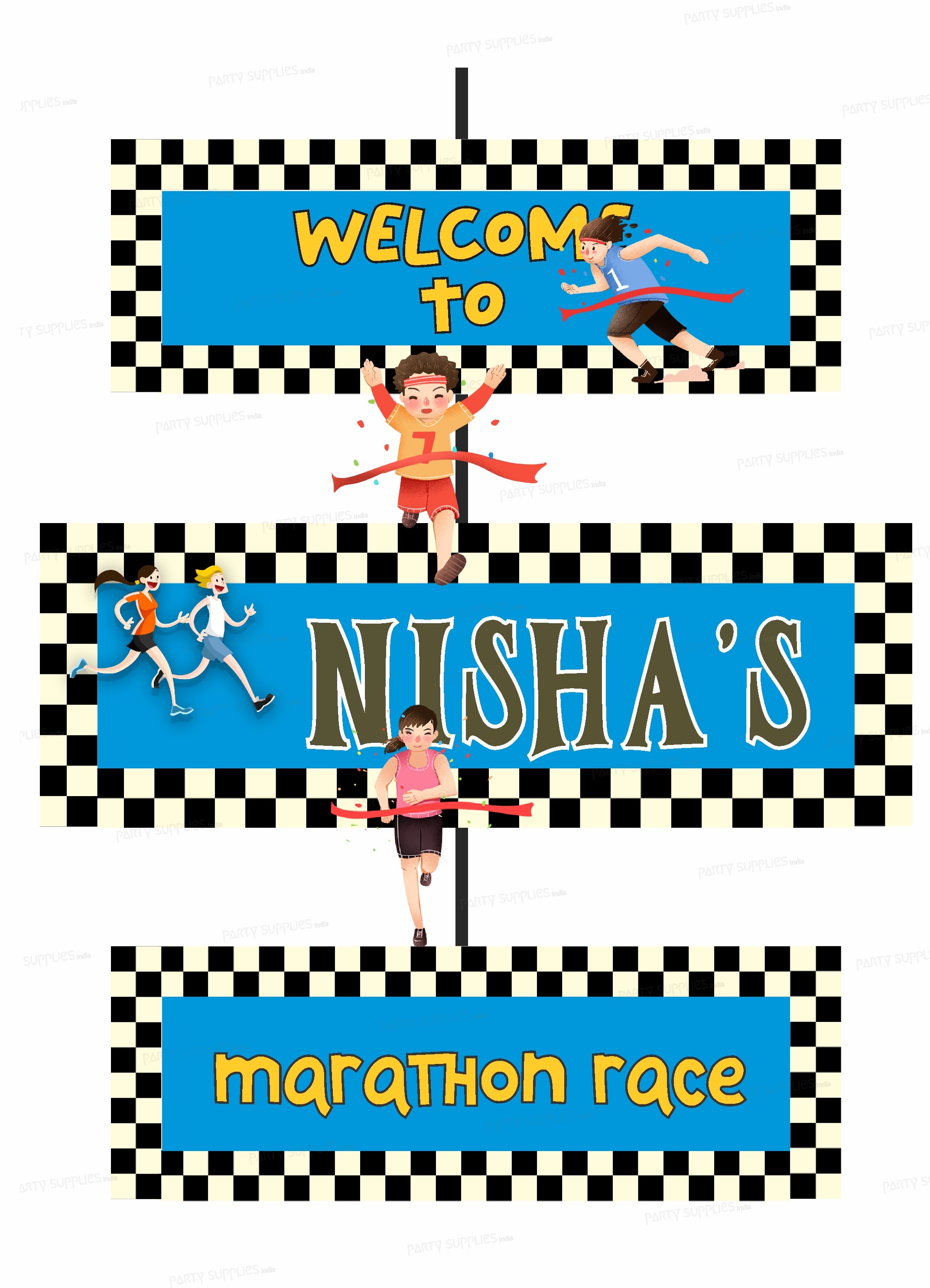Marathon Theme Door Poster