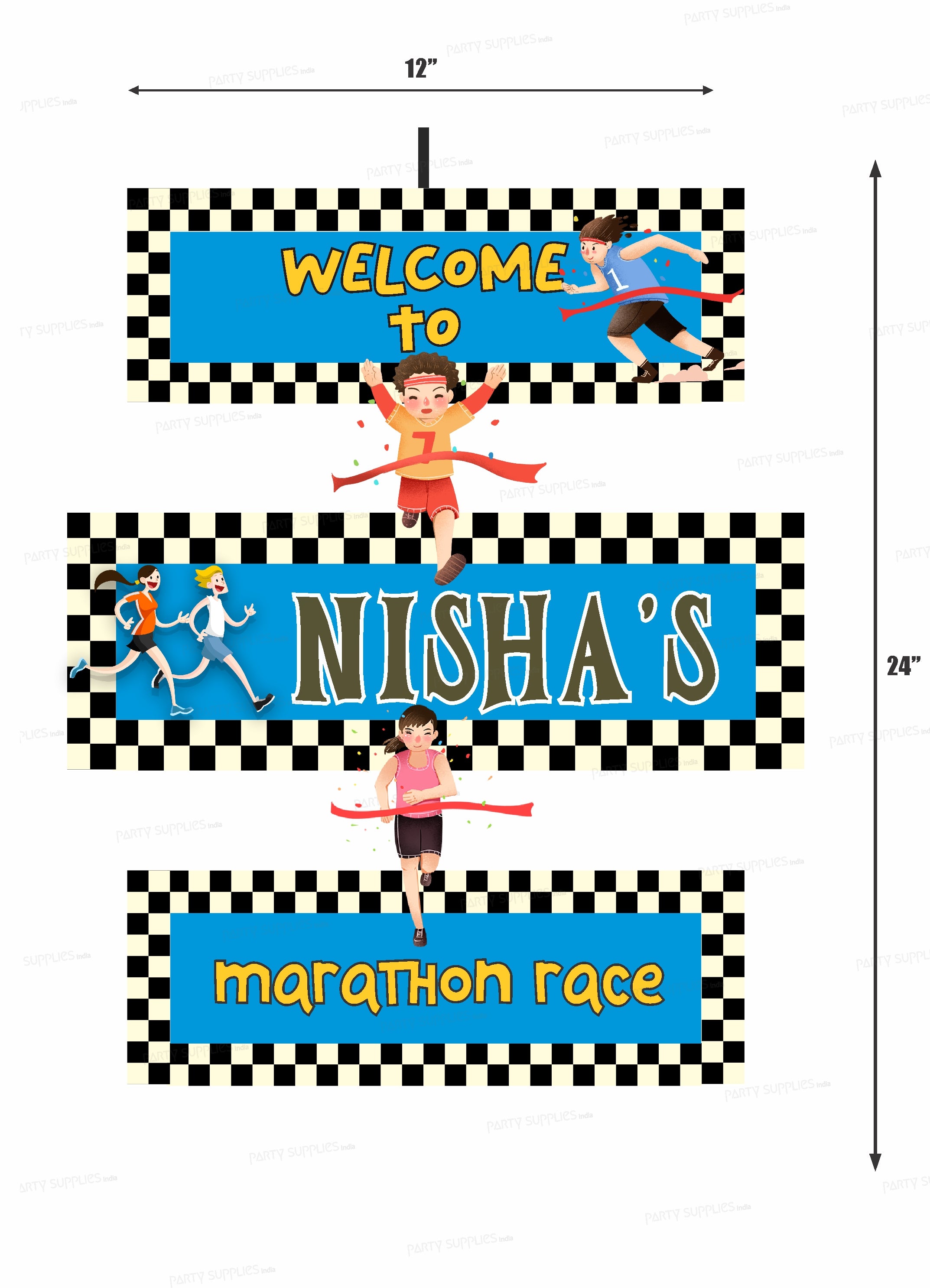 Marathon Theme Door Poster