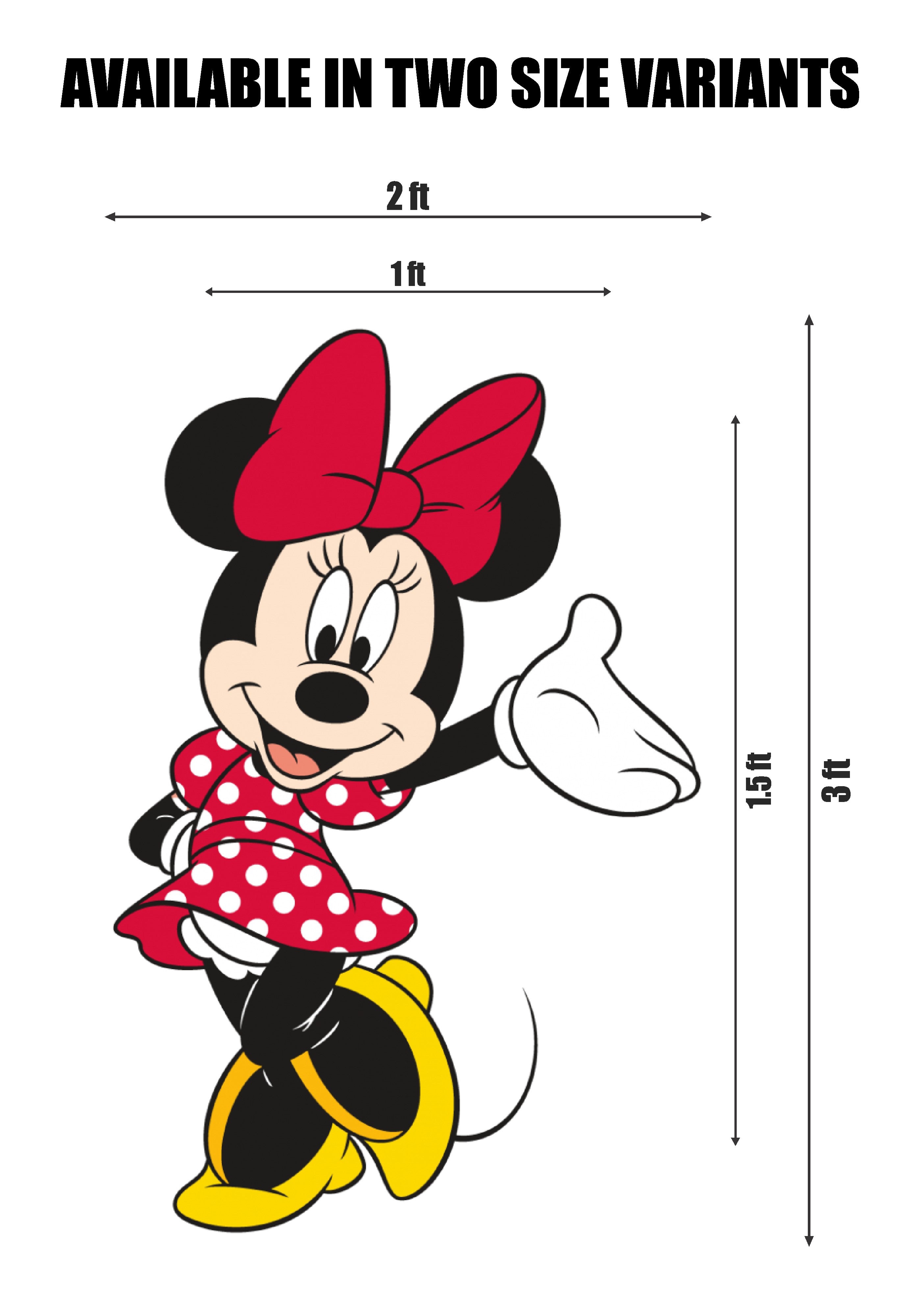 Minnie Mouse Dancing Theme Cutout