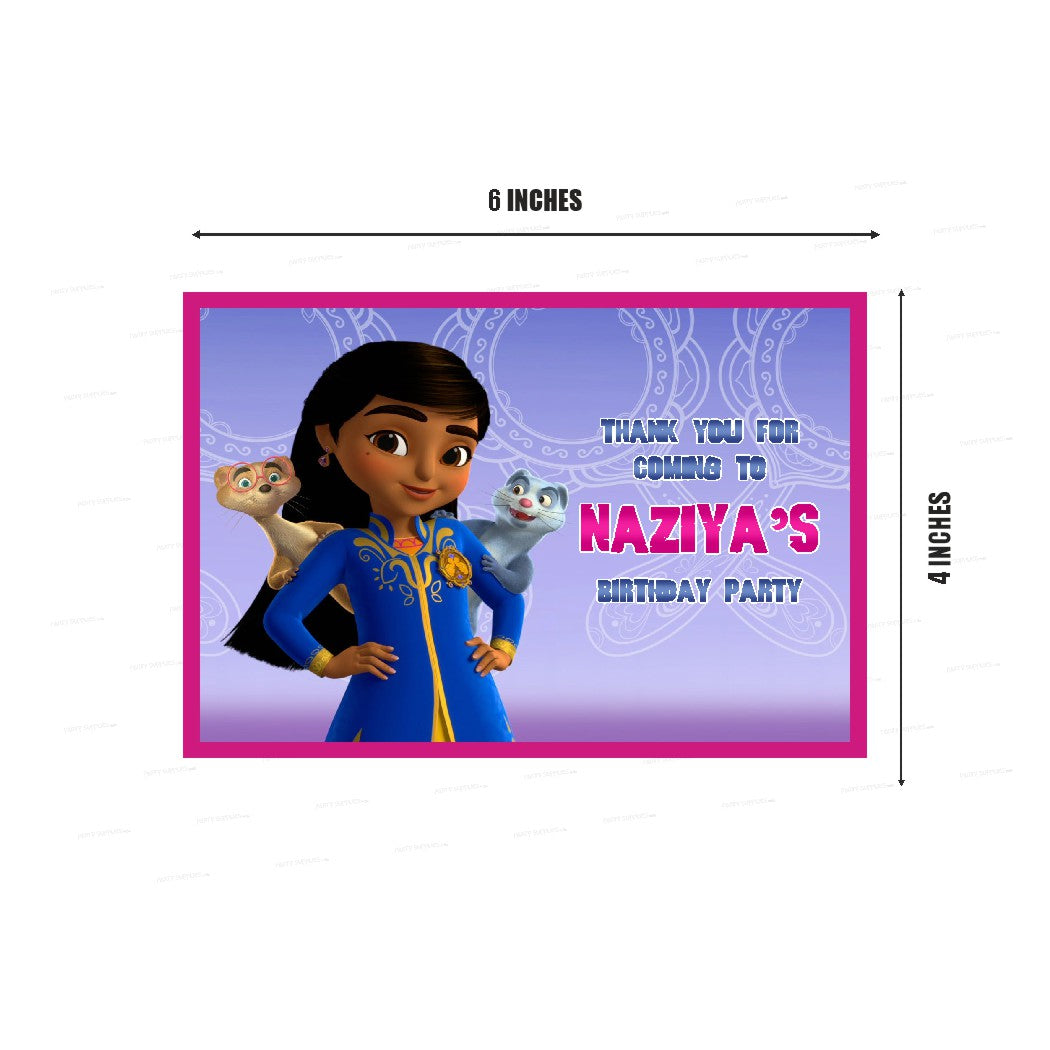 Mira the Royal Detective Theme Thank You Card