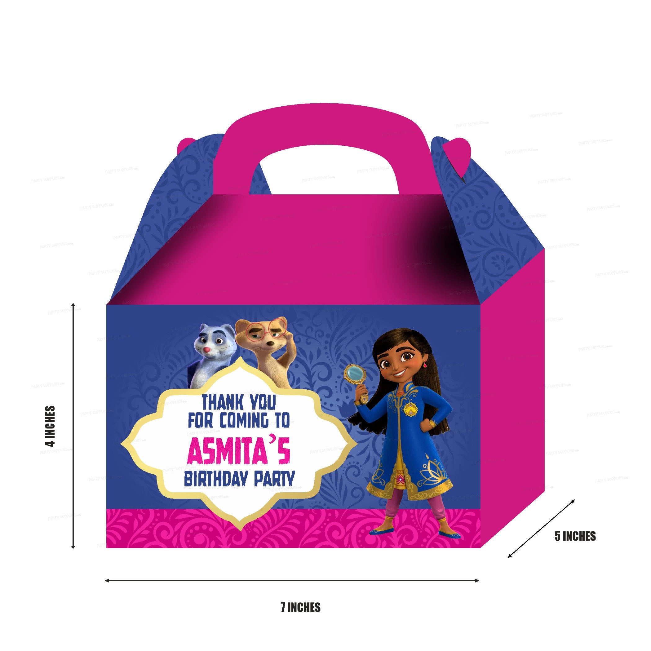 Mira the Royal Detective Theme Goodie Return Gift Boxes