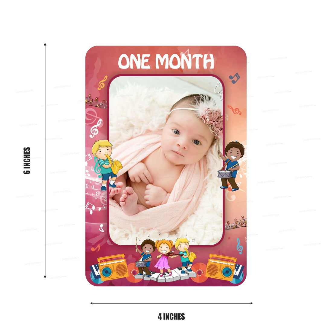 Music Theme 12 Months Photo Banner