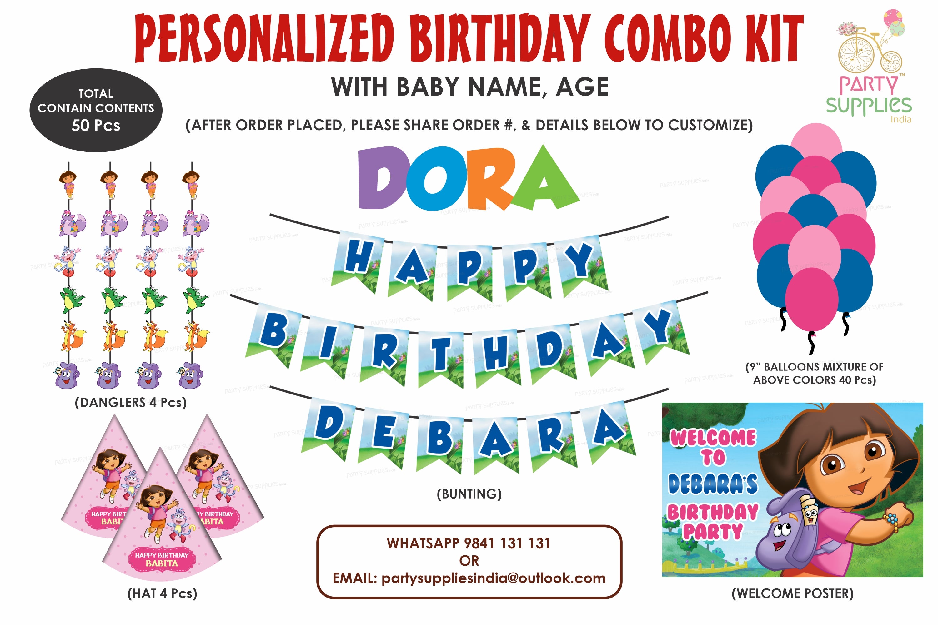 Dora The Explorer Theme Heritage Kit
