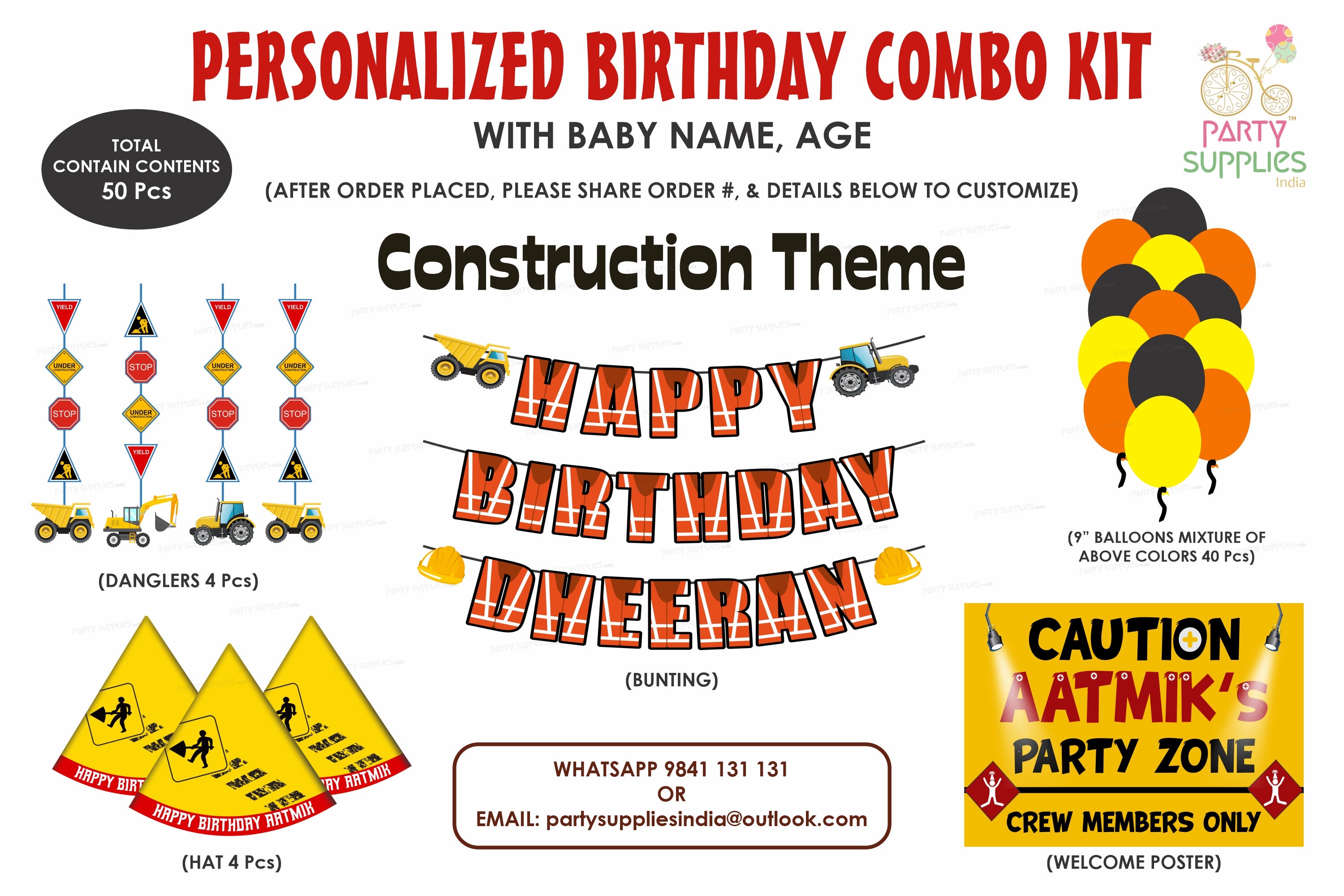 Construction Theme Heritage Kit