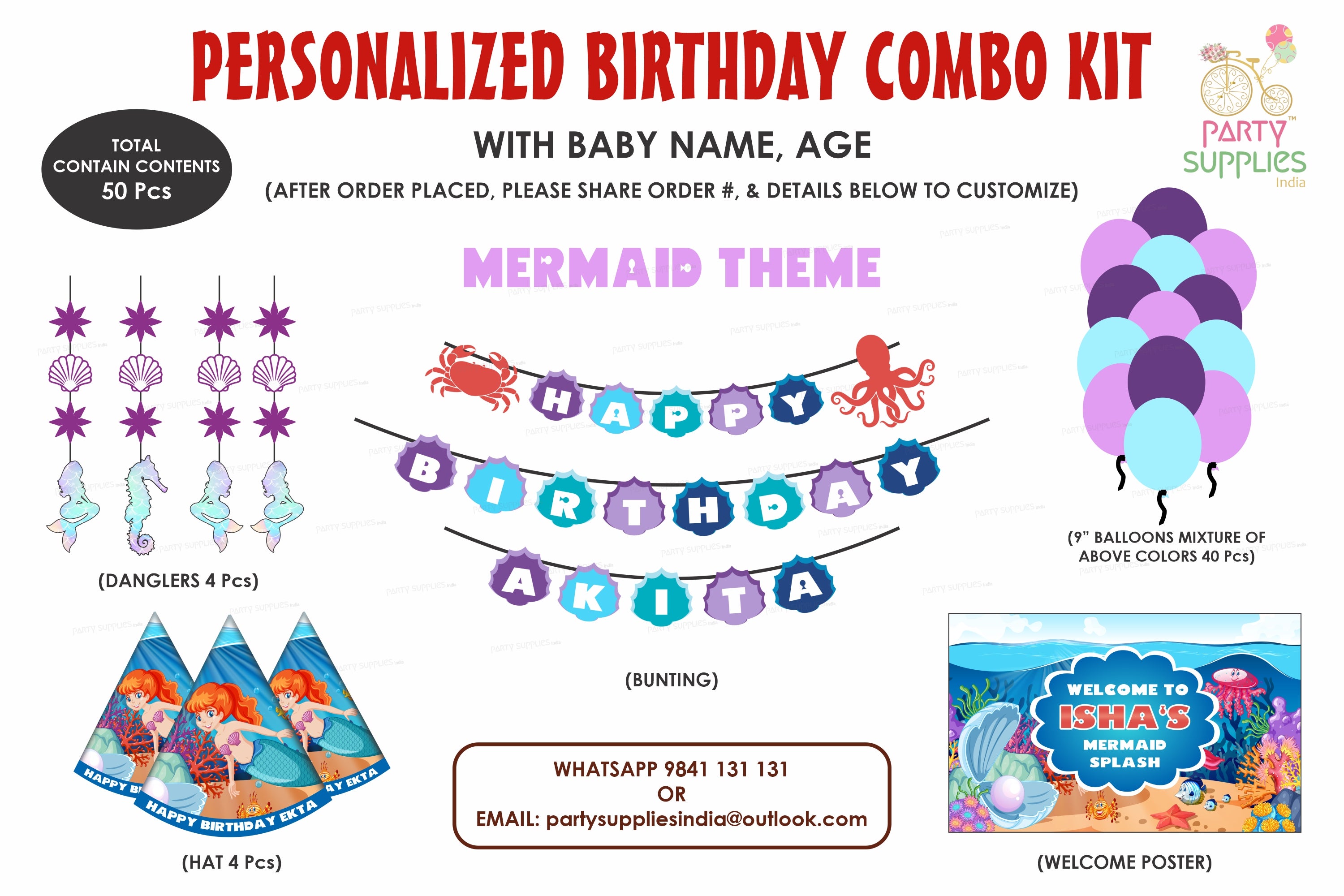Mermaid Theme Heritage Kit