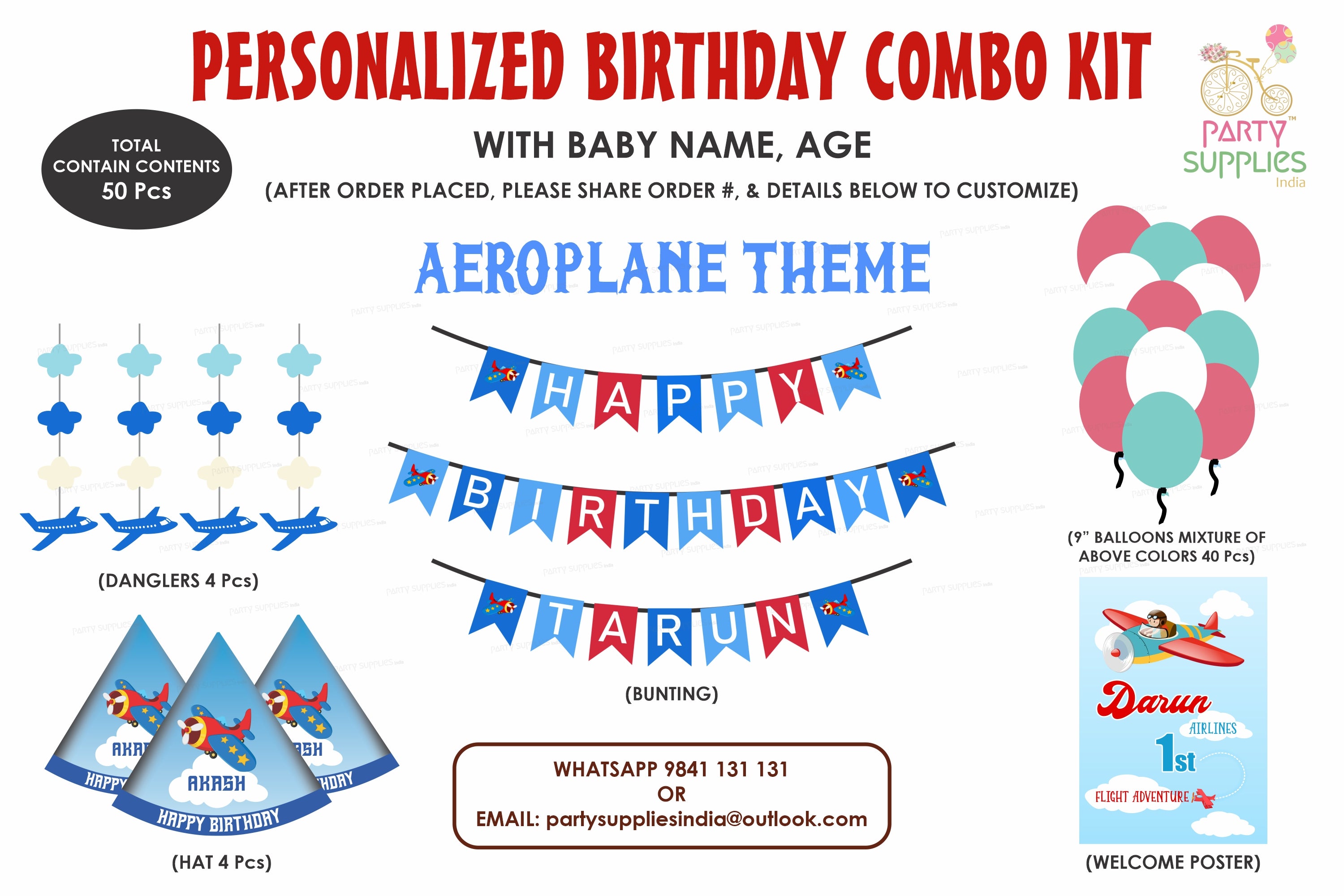 Aeroplane Theme Heritage Kit