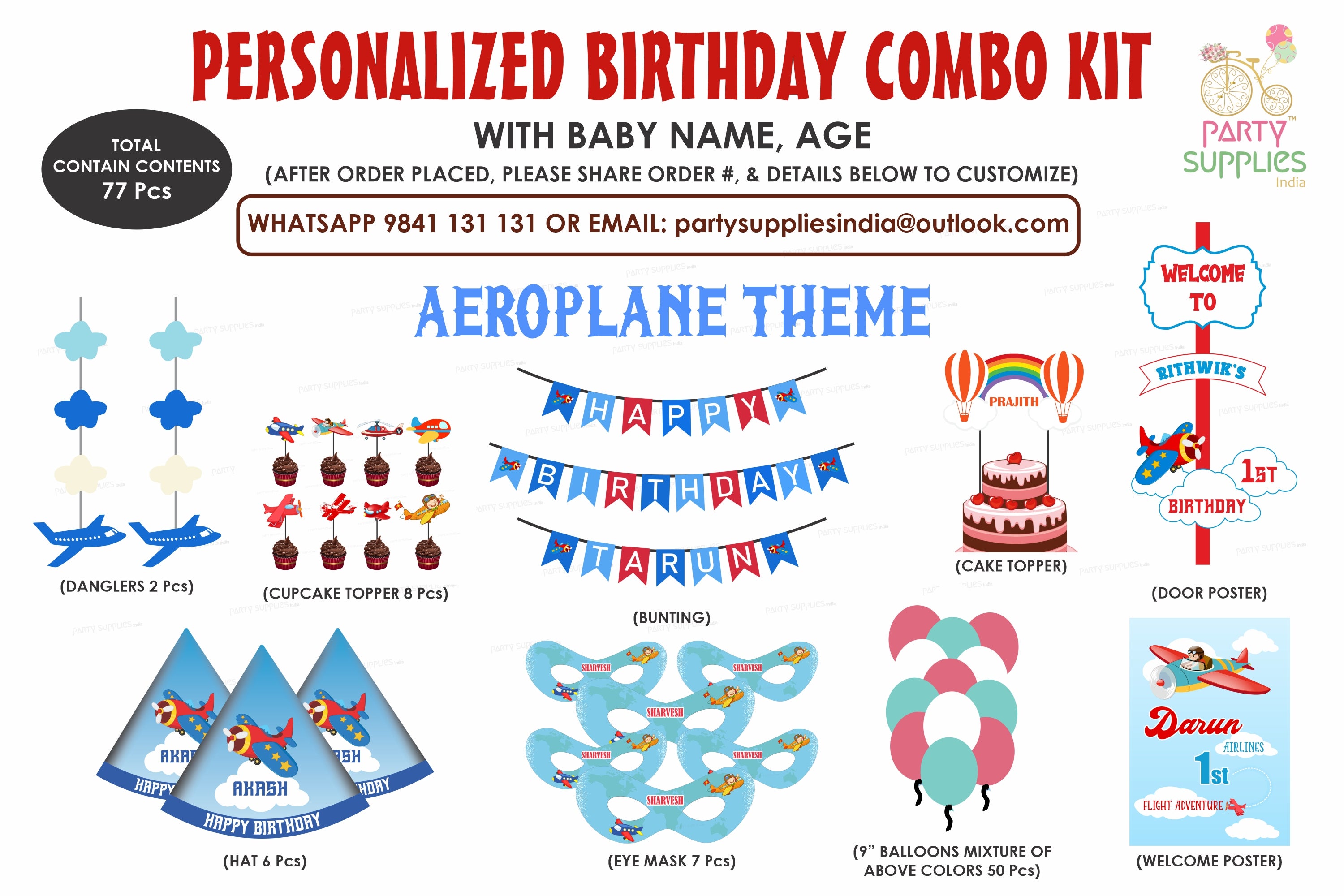 Aeroplane Theme Preferred Kit