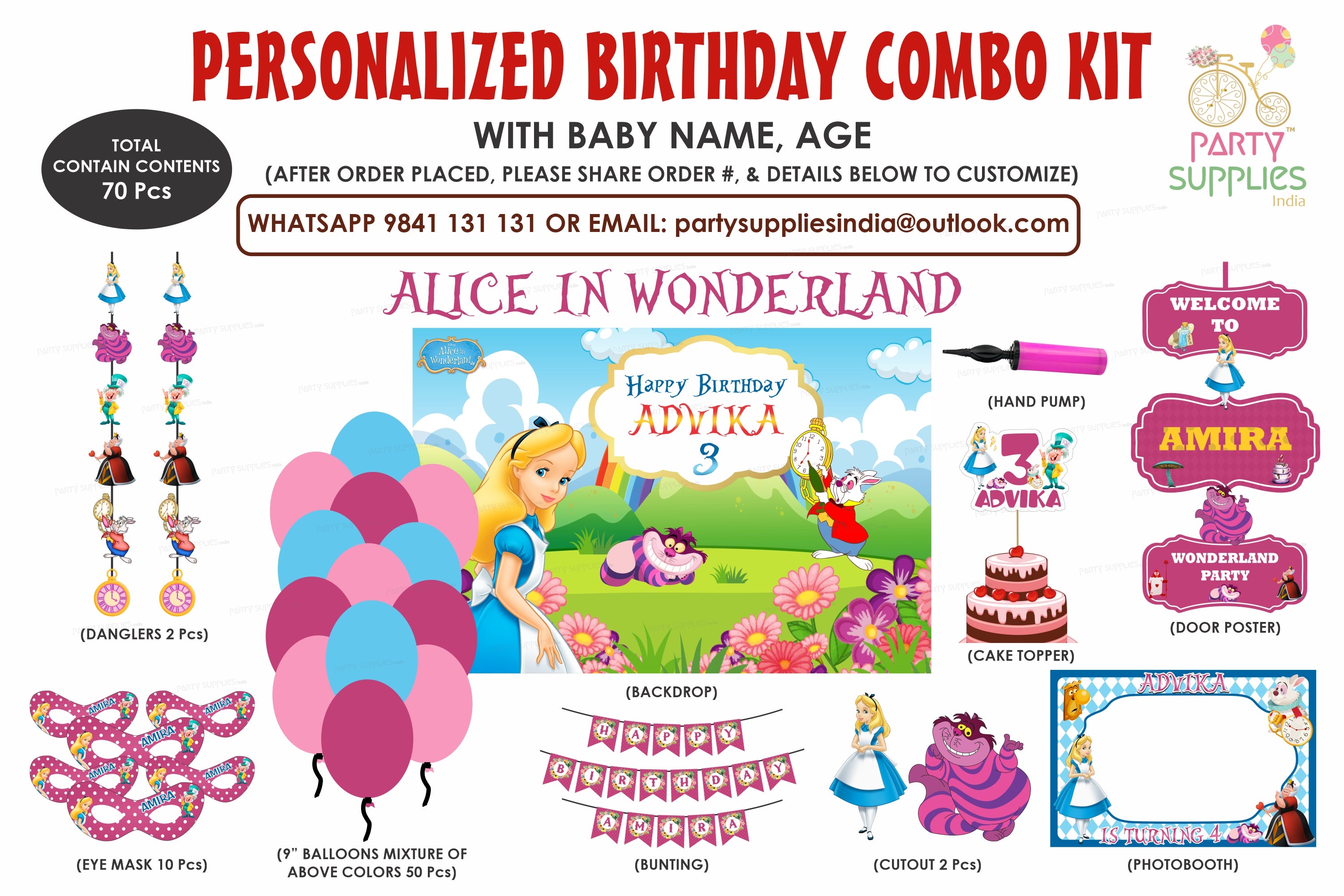 Alice in Wonderland Exclusive Theme Kit