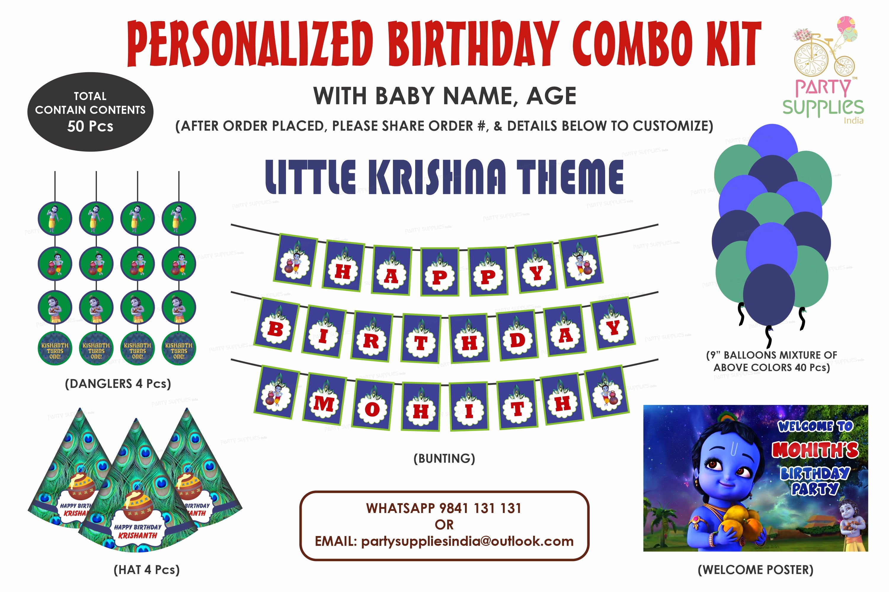 Little Krishna Theme Heritage Kit