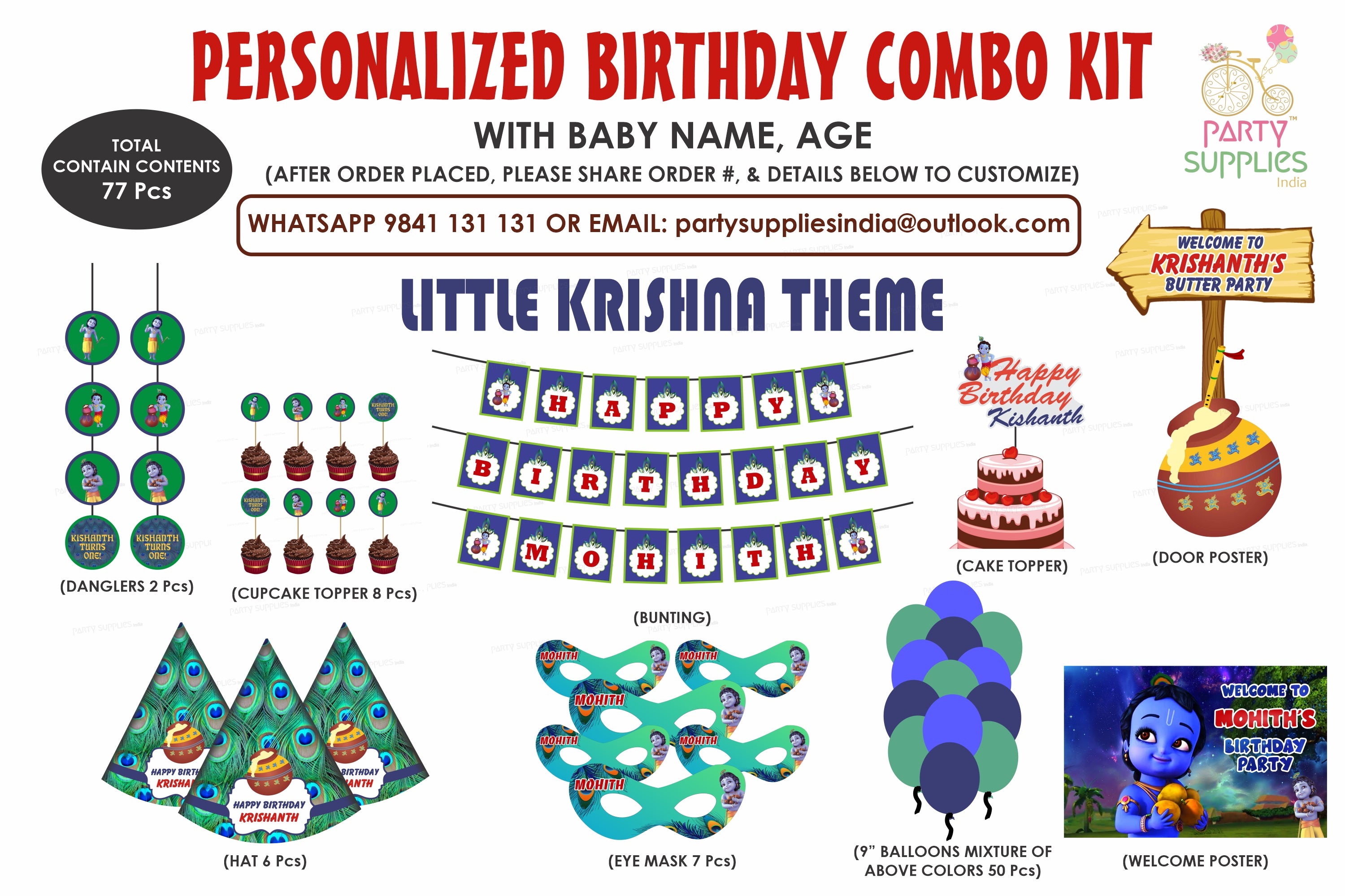 Little Krishna Theme Preferred Kit