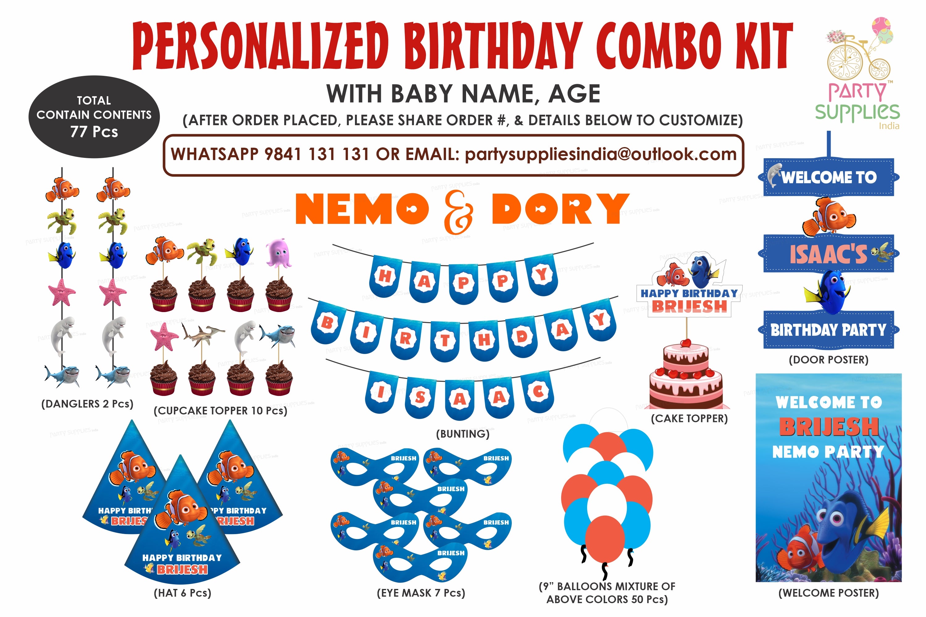 Nemo and Dory Theme Preferred Kit