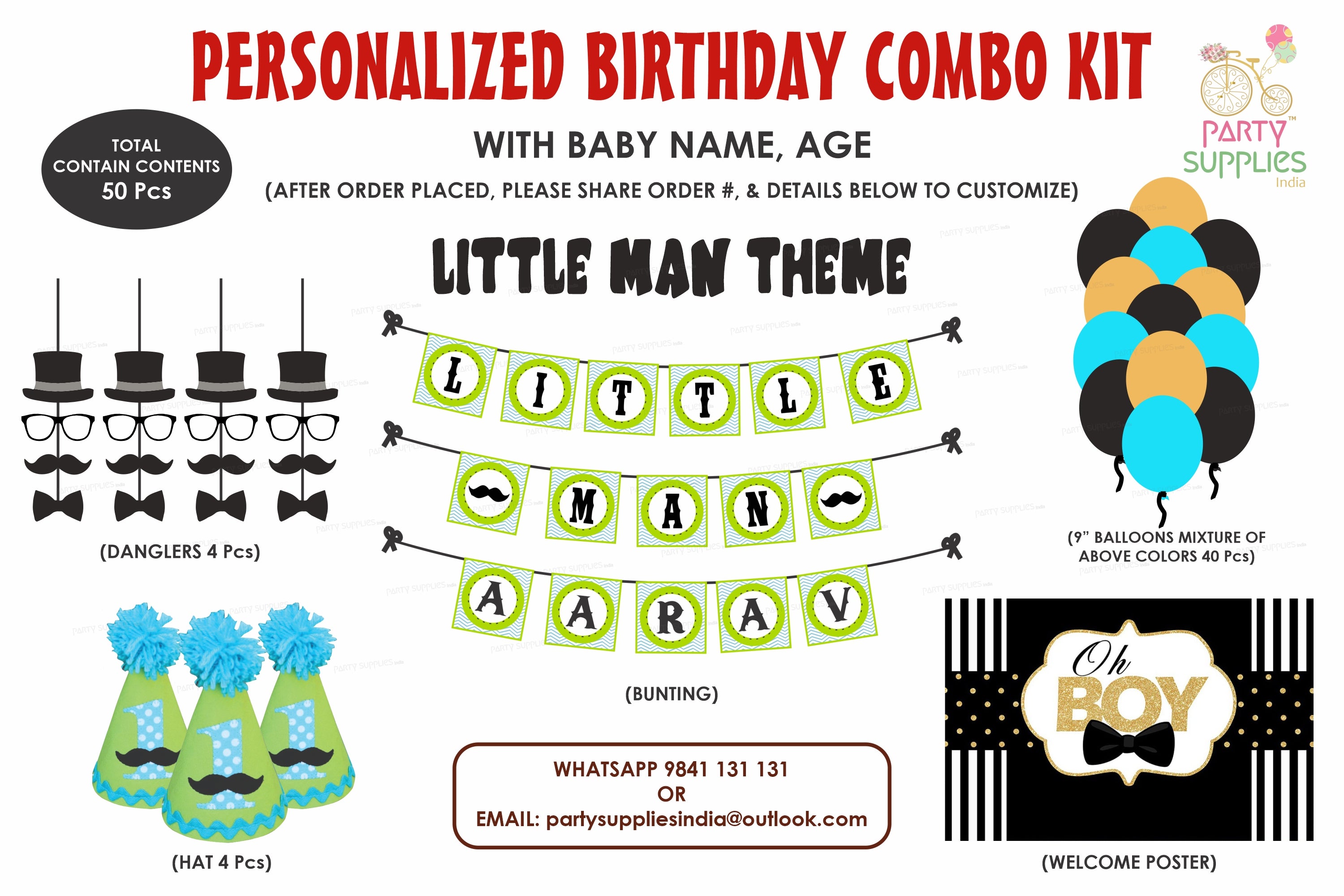 Little Man Theme Heritage Kit