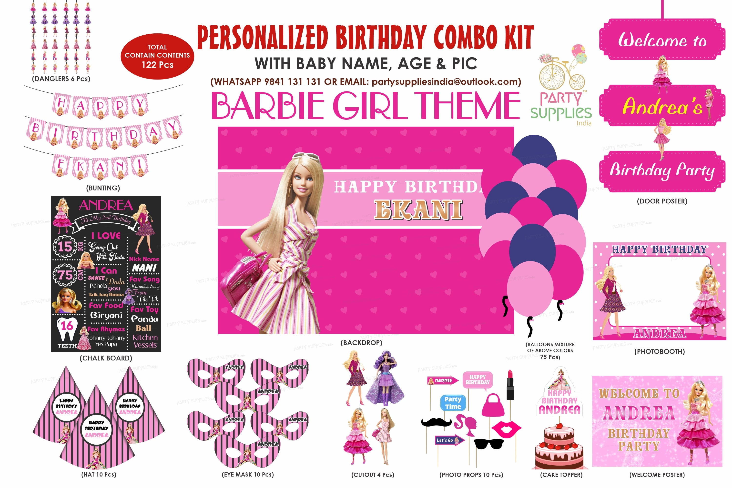 Barbie Theme Classic Combo Kit