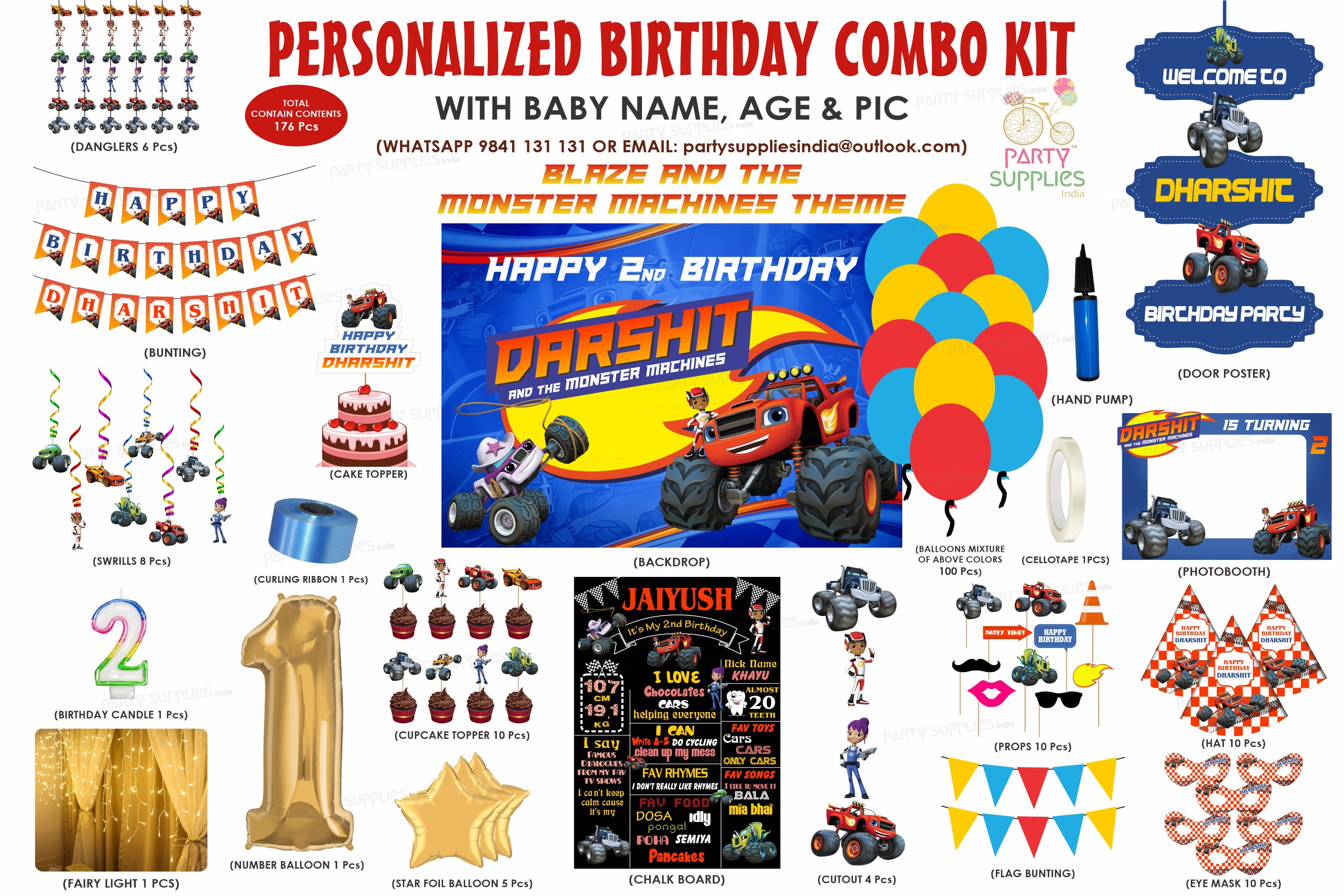 Blaze and the Monster Machines Theme Premium Kit