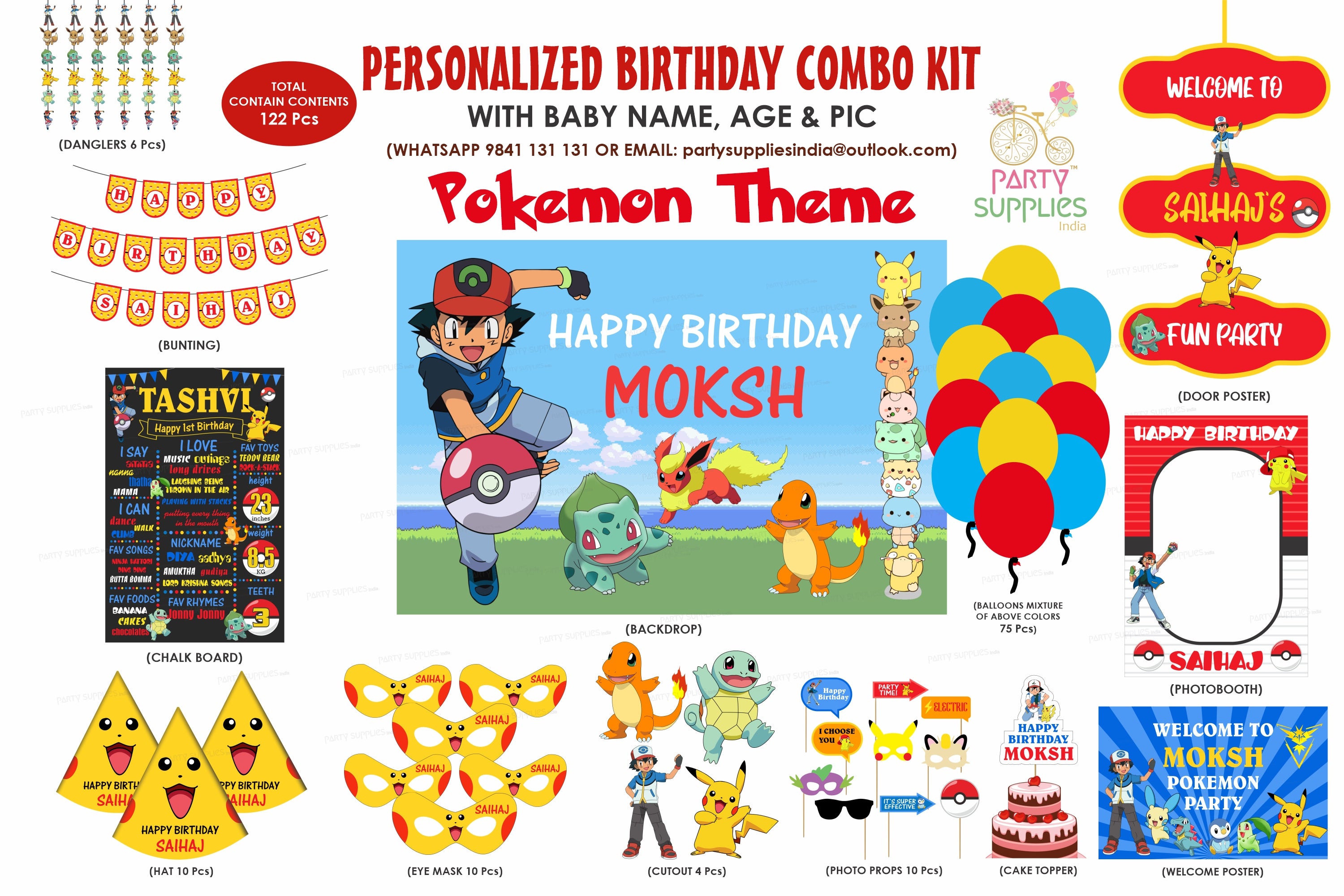Pokemon Theme Classic Combo Kit