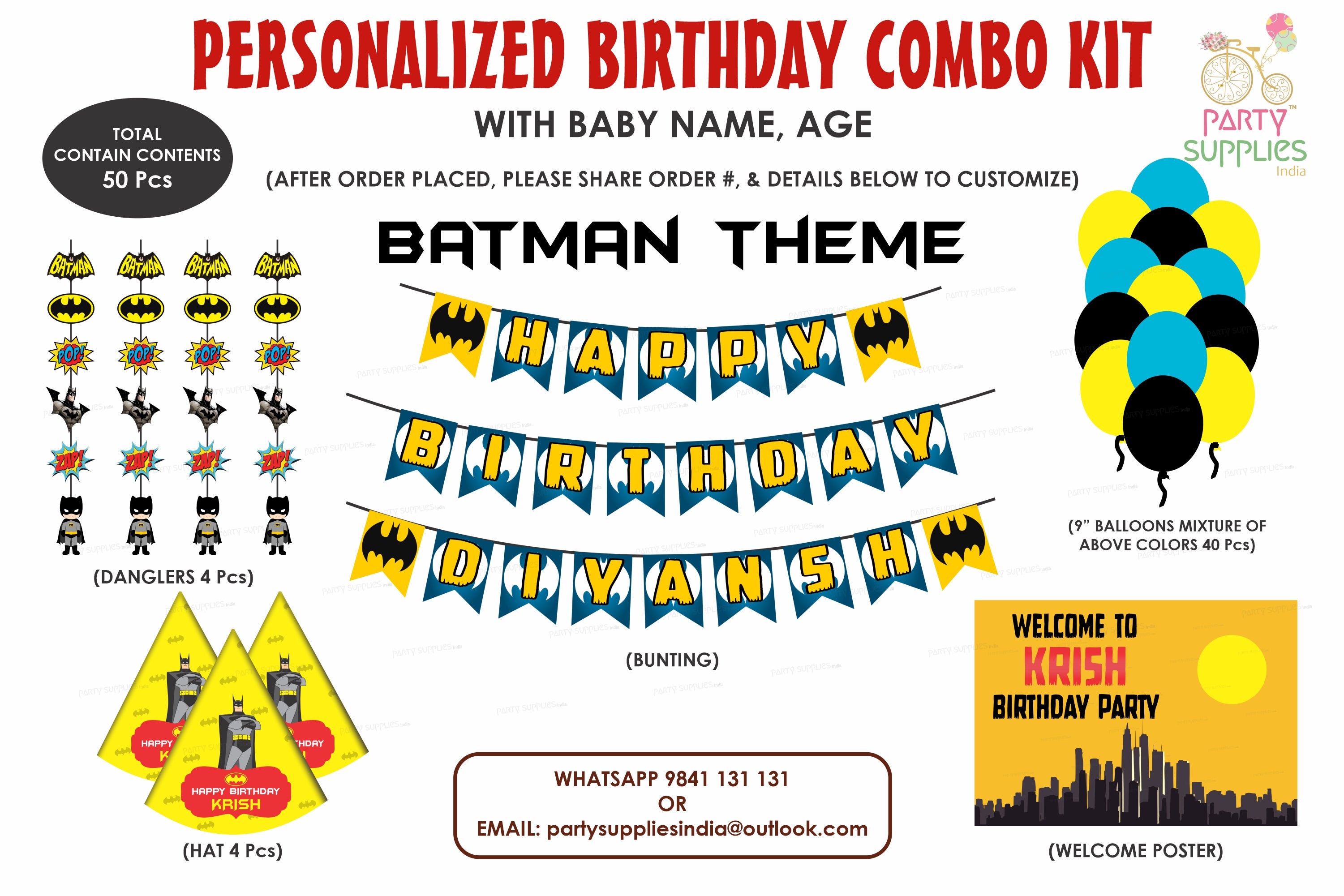 Batman Theme Heritage Combo Kit