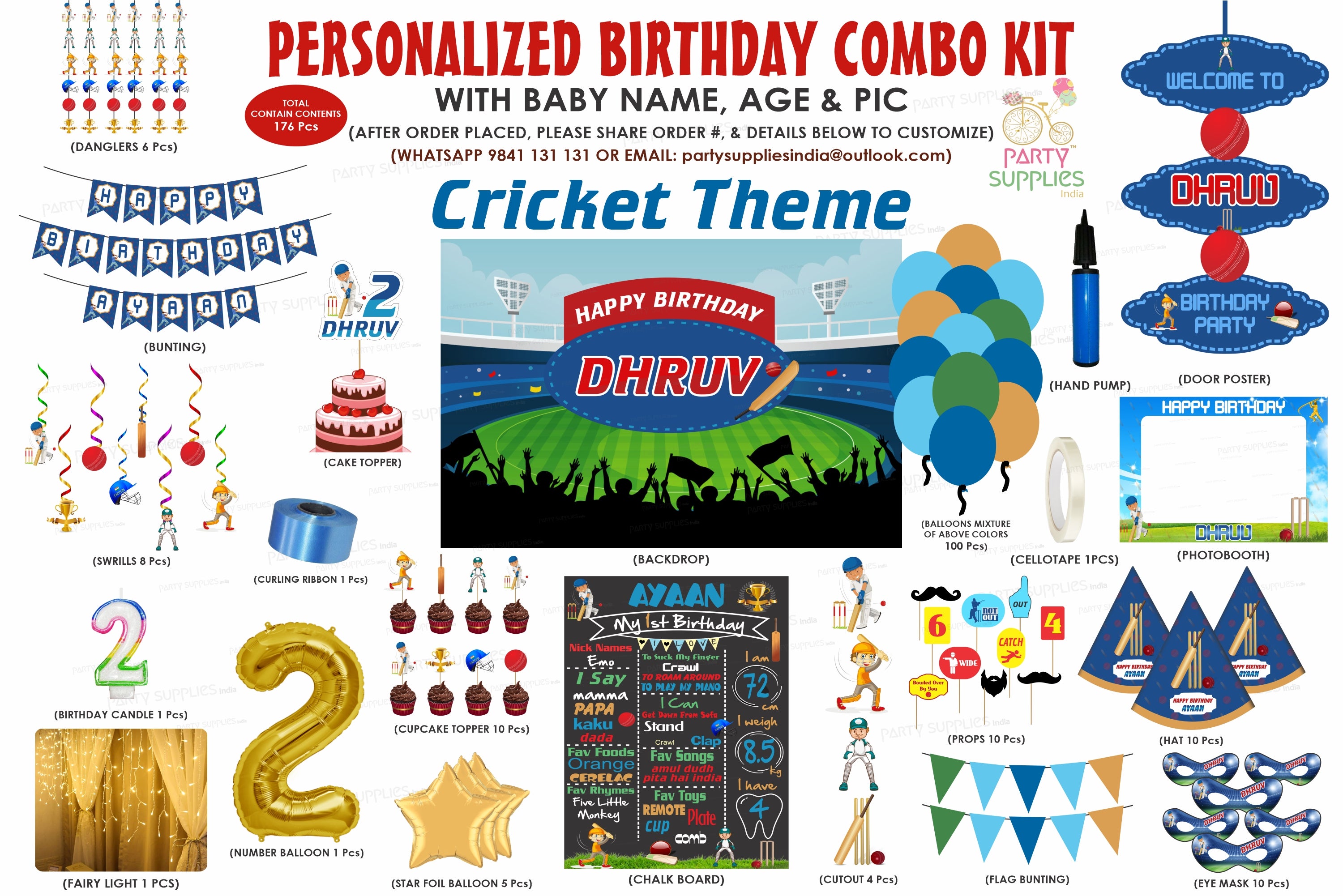 Cricket Theme Premium Kit