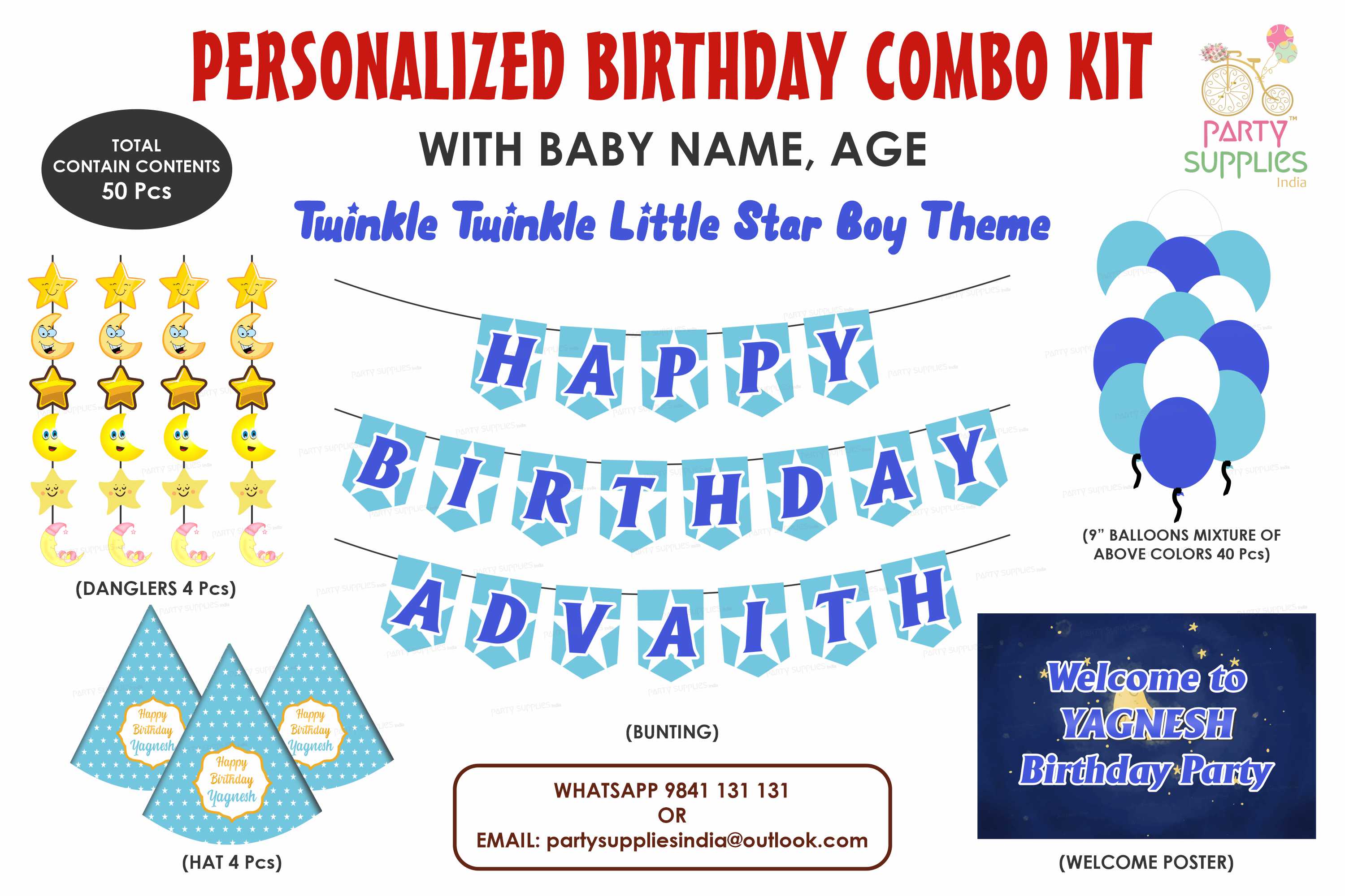 Twinkle Twinkle Little Star Boy Theme Heritage Kit