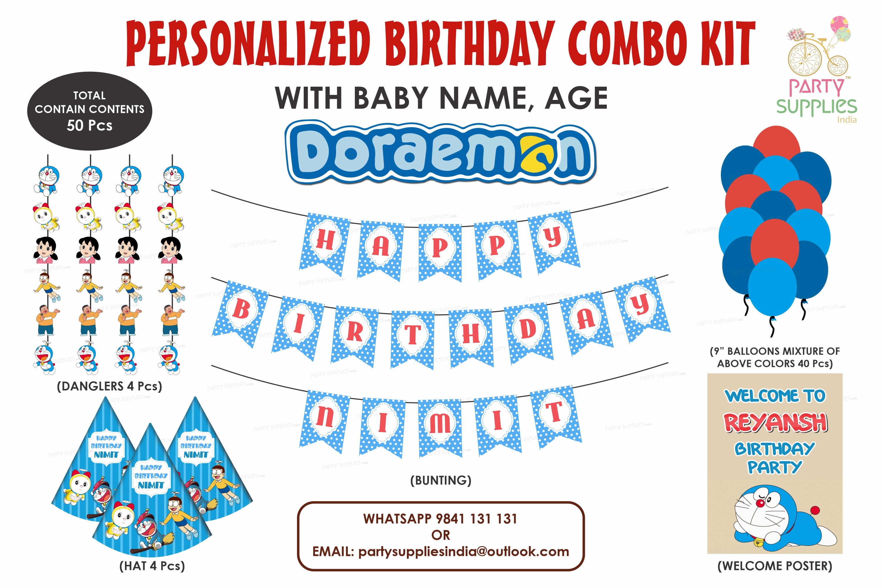 Doraemon Theme Heritage Combo Kit