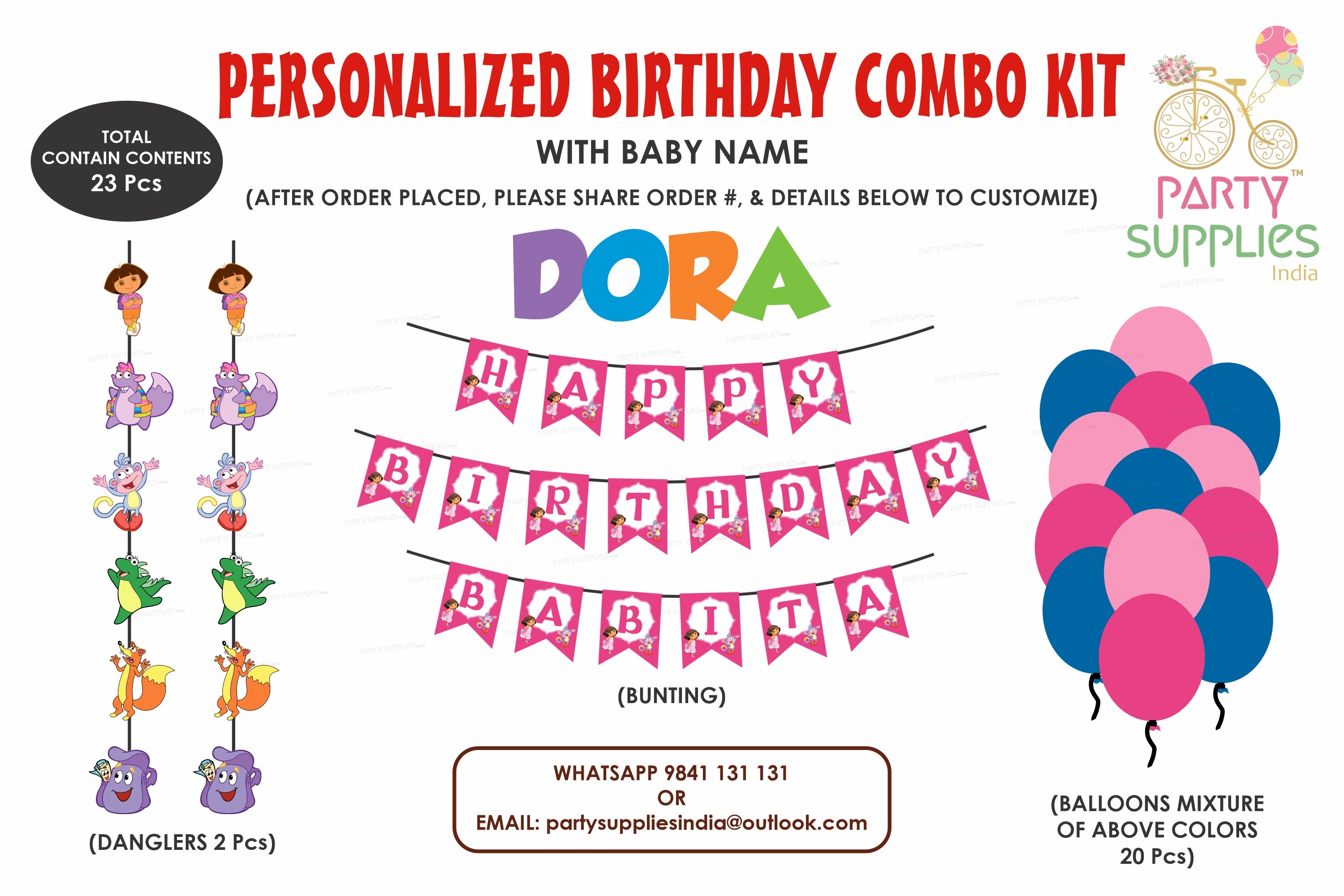 Dora the Explorer Theme Basic Combo Kit