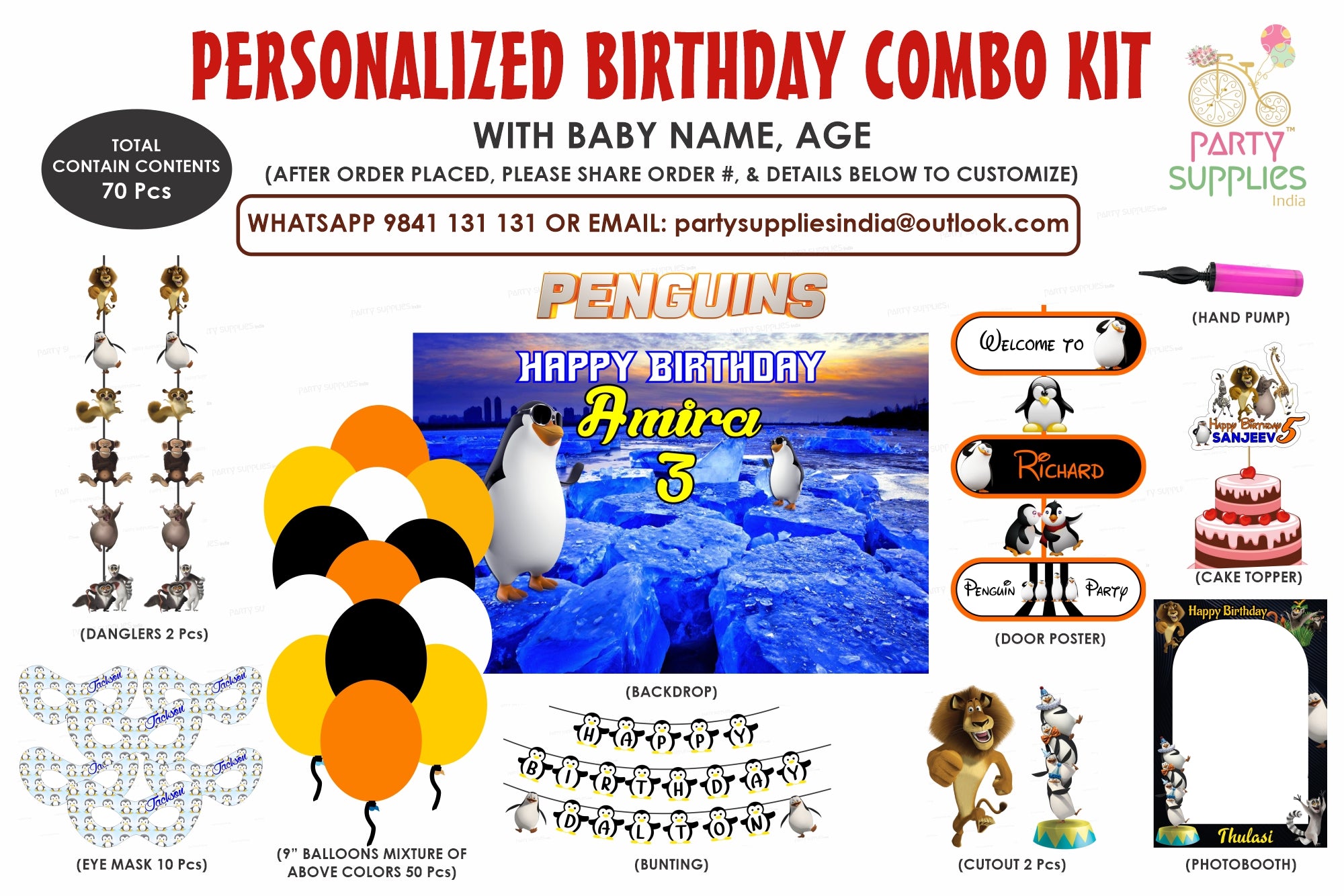 Penguin Theme Exclusive Combo Kit