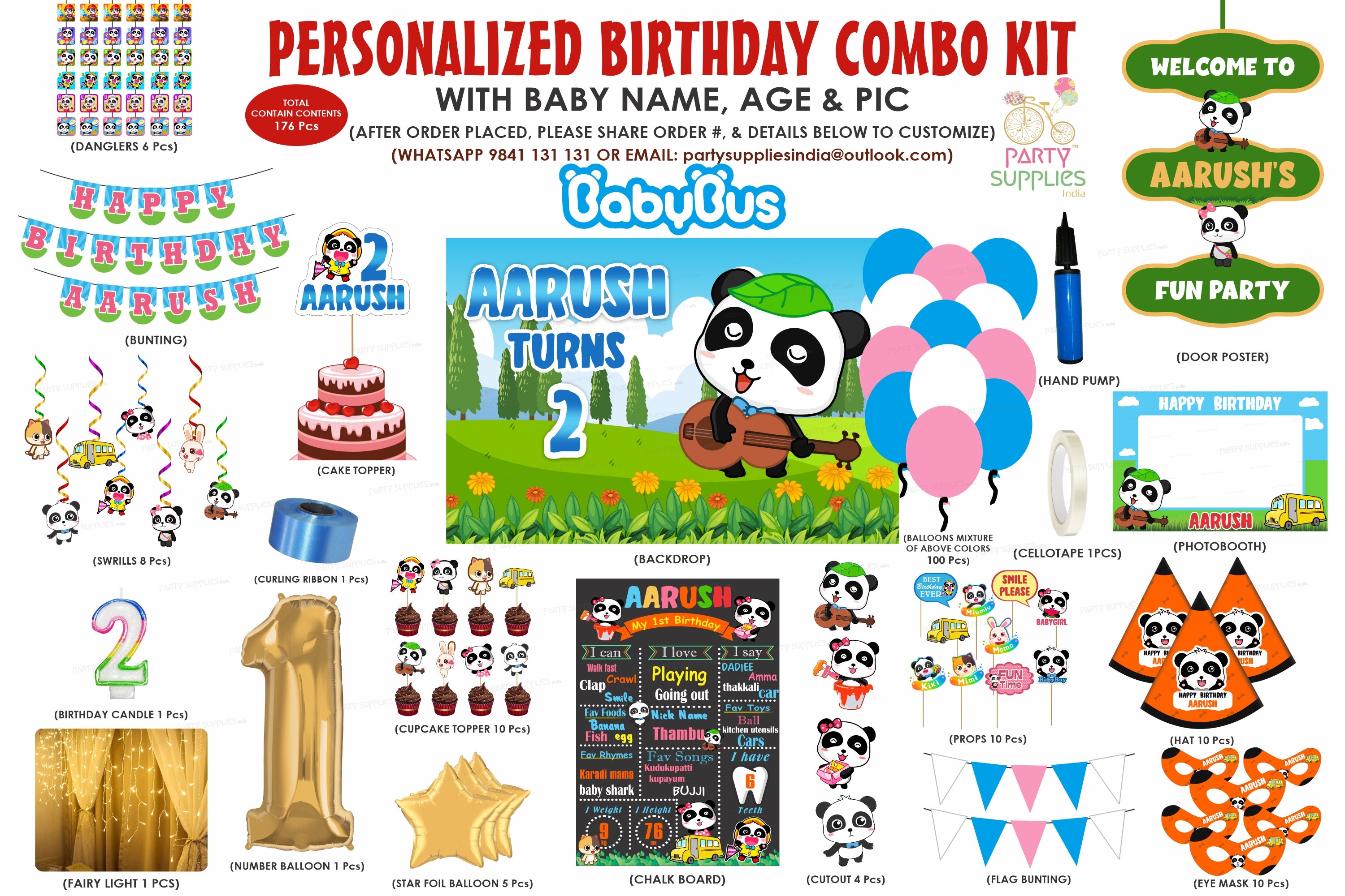 Baby Bus Theme Premium Kit