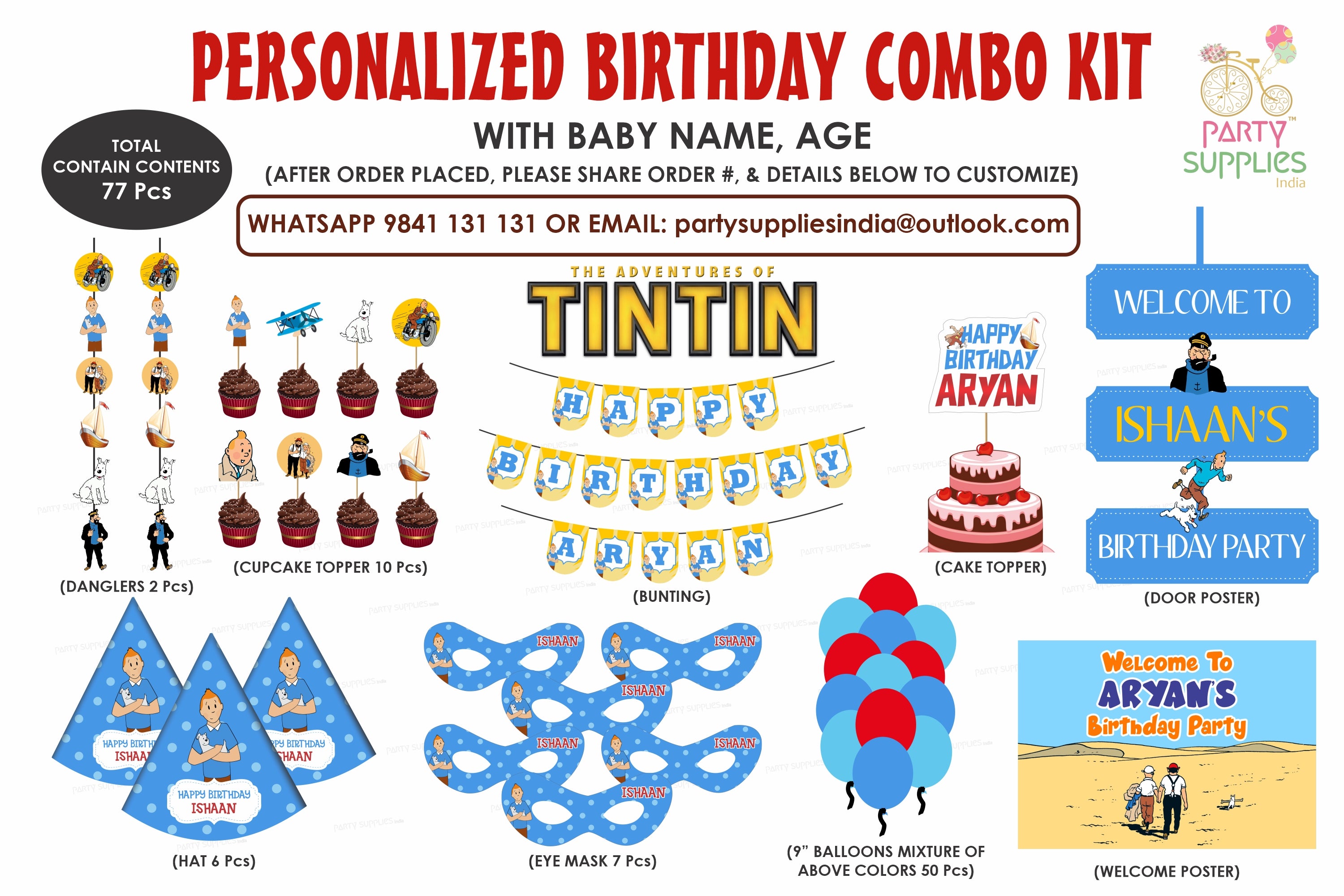 Tintin Theme Preferred Combo Kit