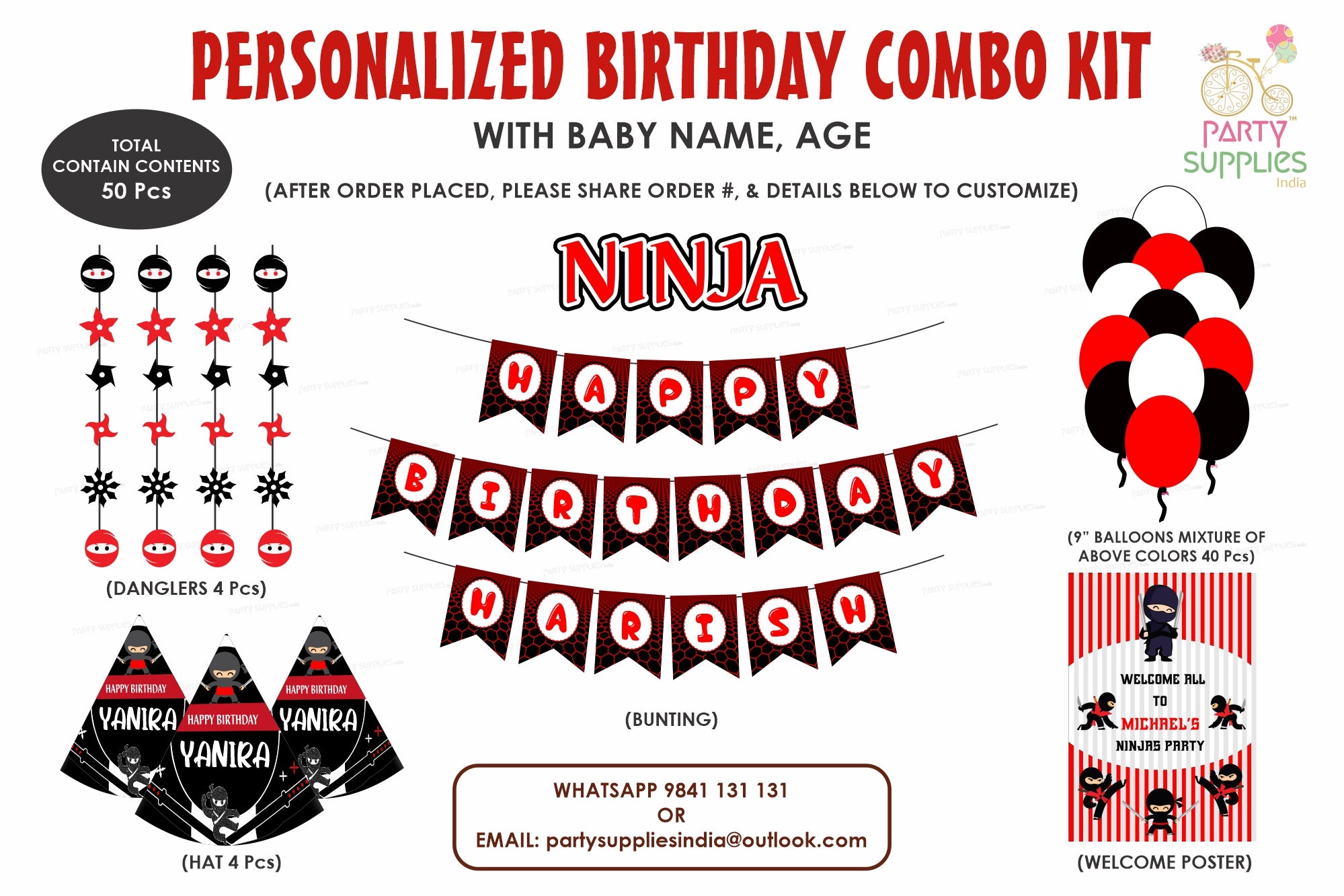 Ninja Theme Heritage Combo Kit