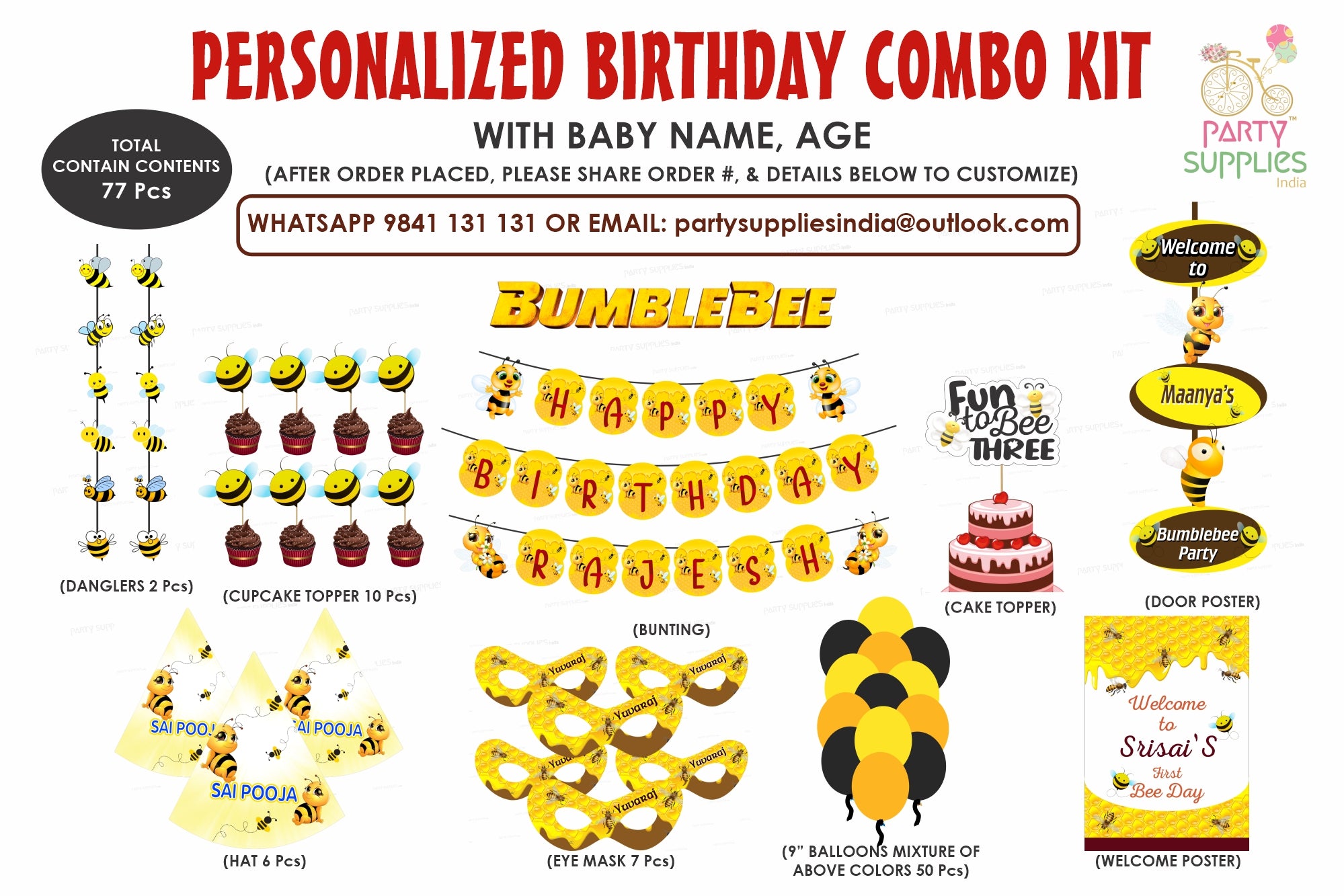 Bumble Bee Theme Preferred Combo Kit