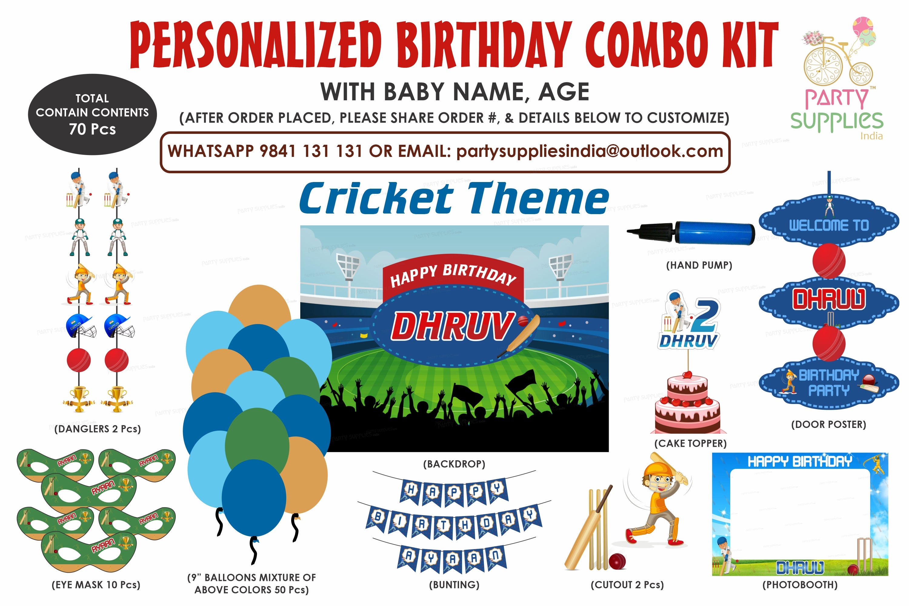 Cricket Theme Exclusive Kit