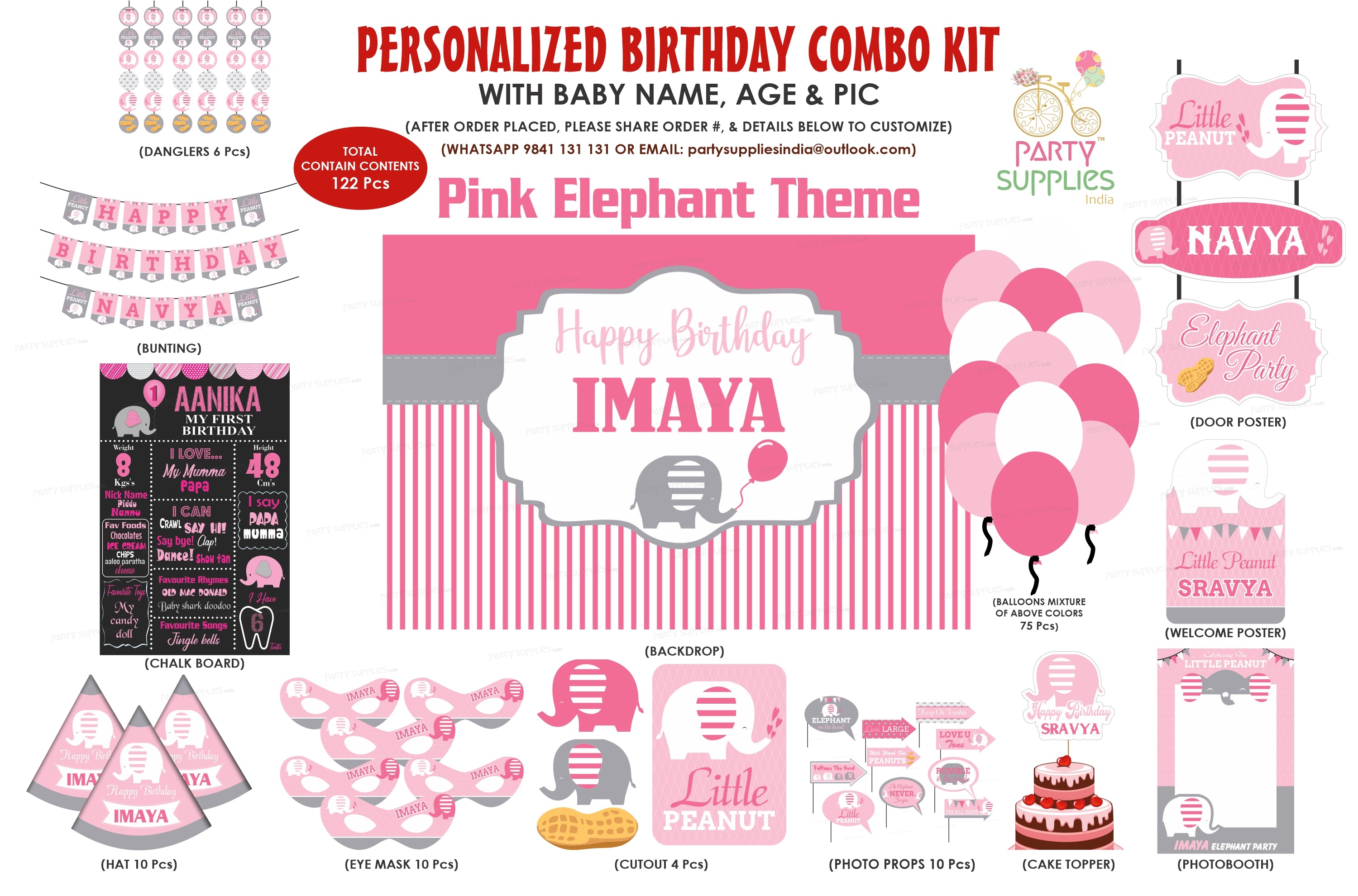 Pink Elephant Theme Classic Kit