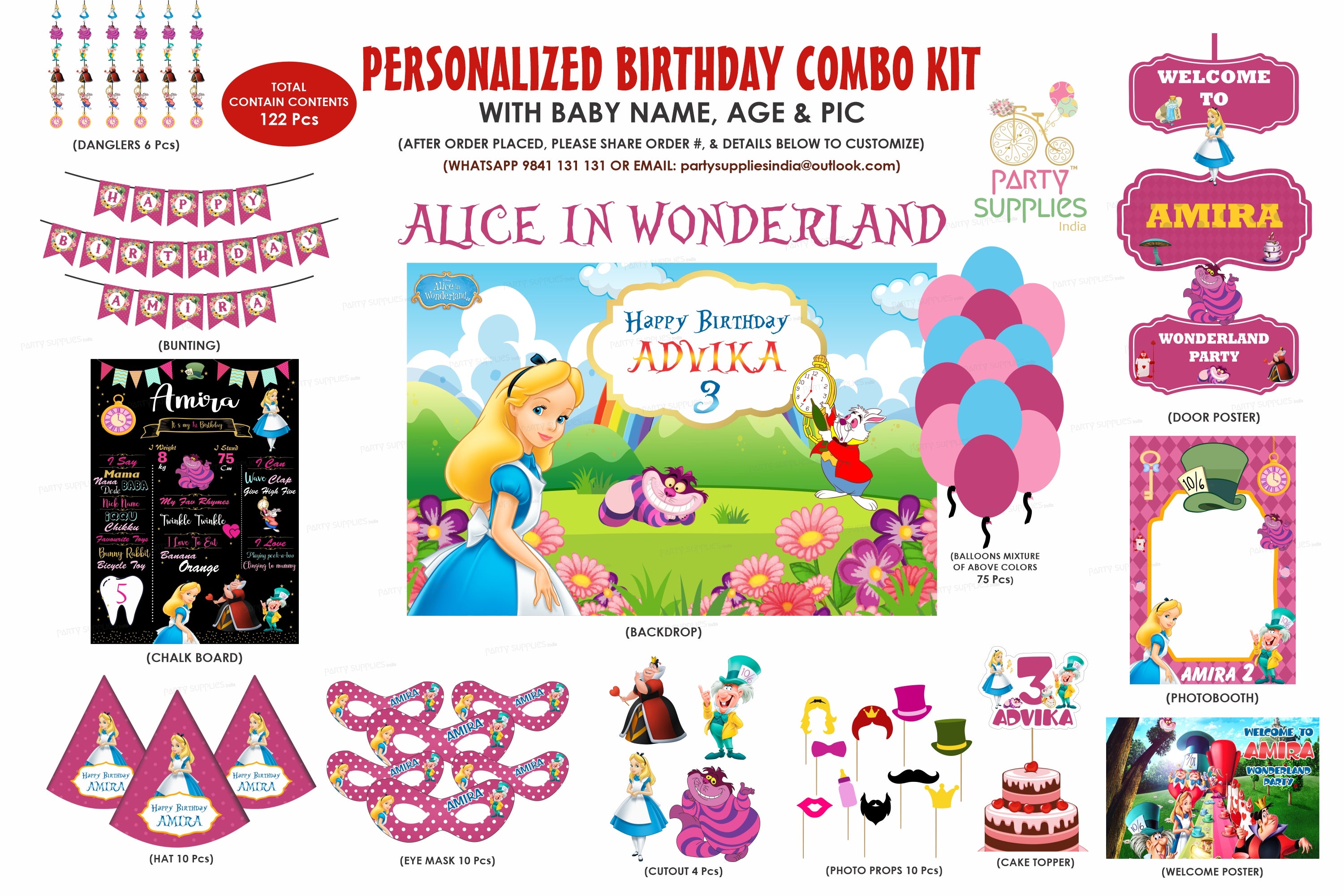 Alice in Wonderland Classic Theme Kit