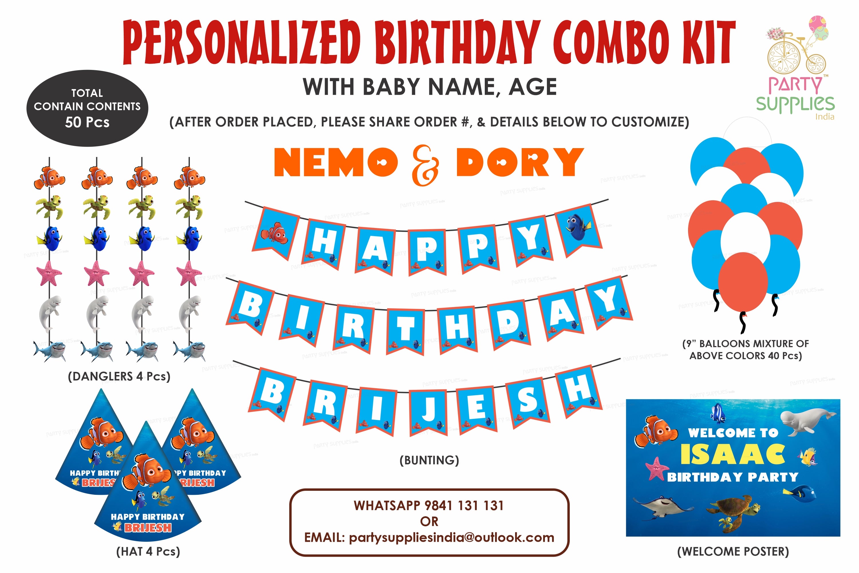 Nemo and Dory Theme Heritage Kit