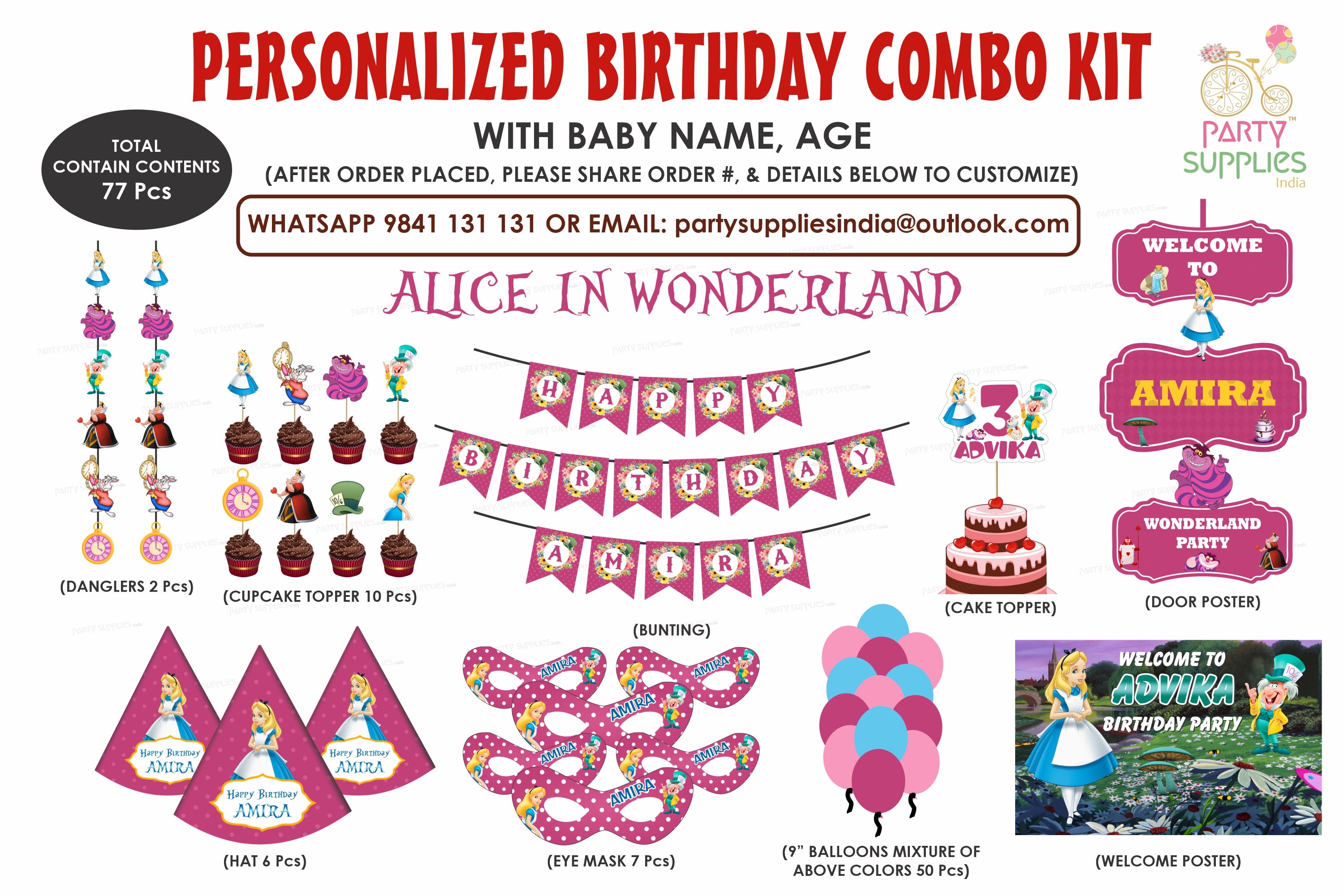 Alice in Wonderland Preferred Theme Kit