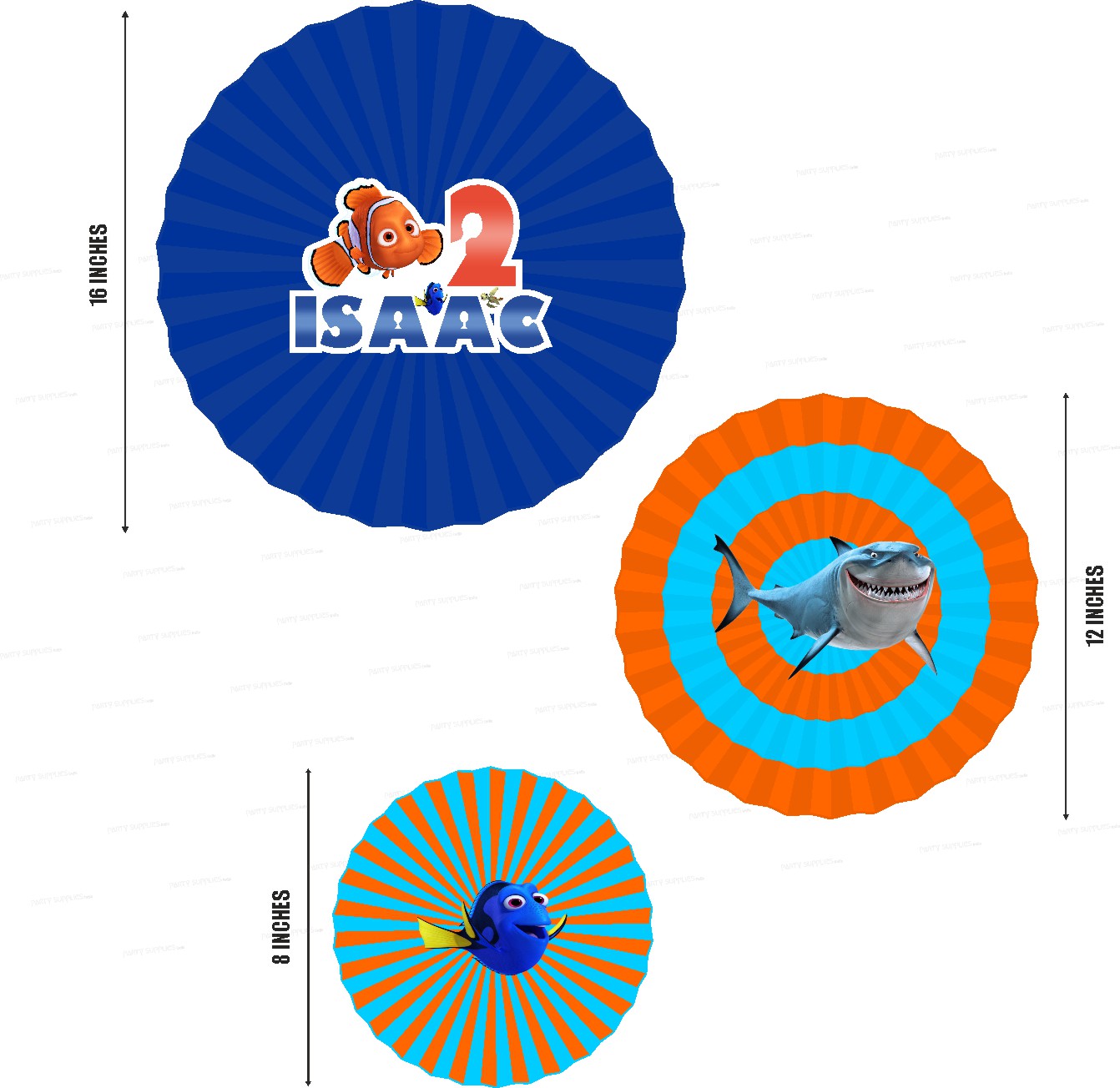 Nemo Theme Paper Fan