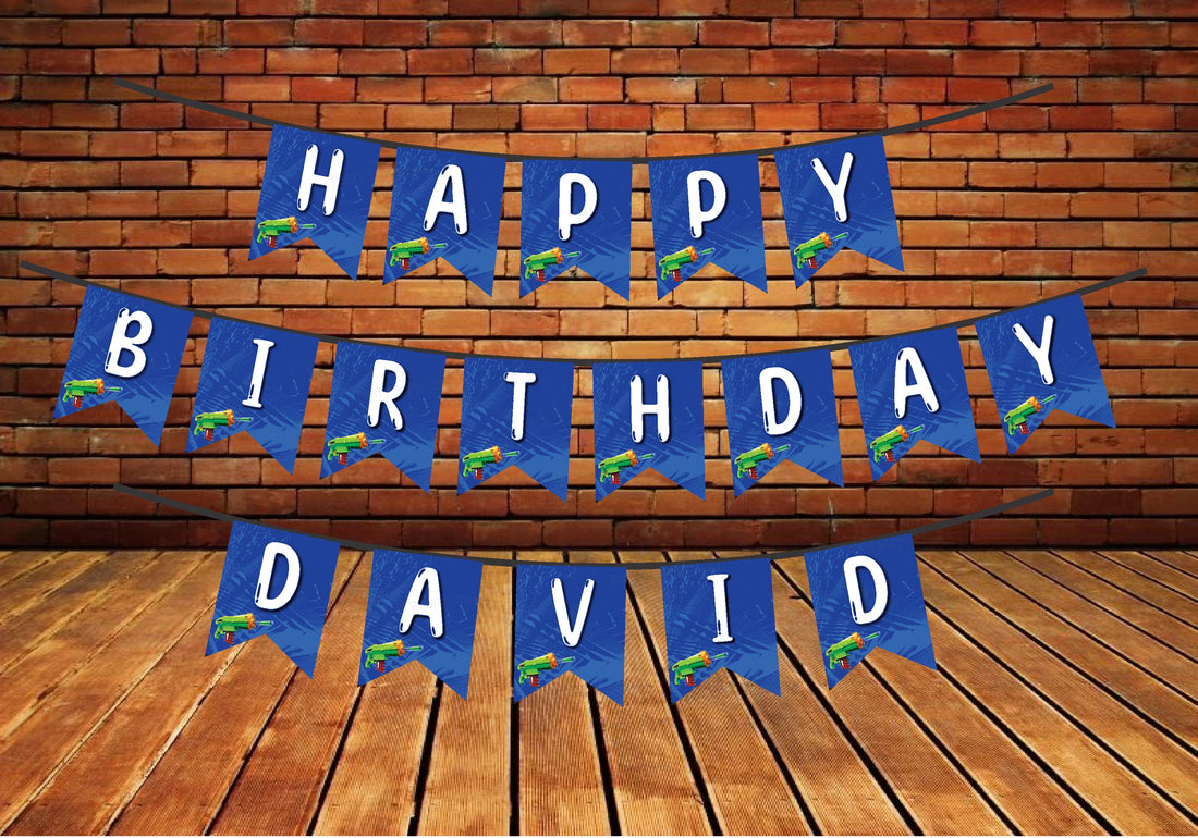 Nerf Theme Personalized Hanging