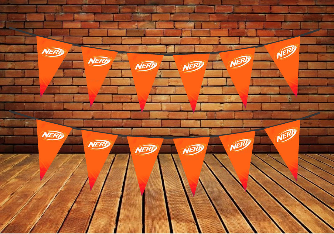 Nerf Theme Flag Bunting