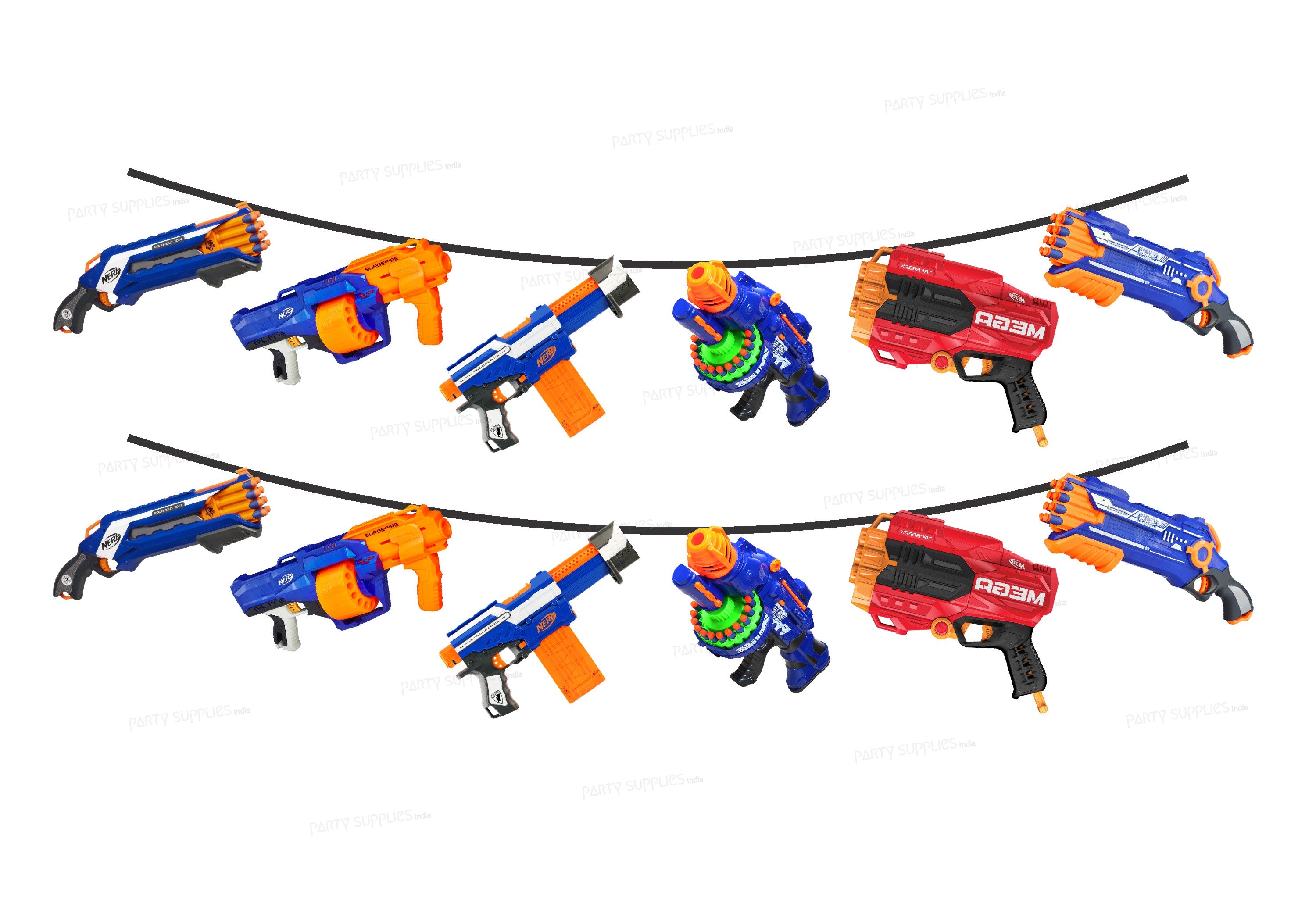 Nerf Theme Hanging